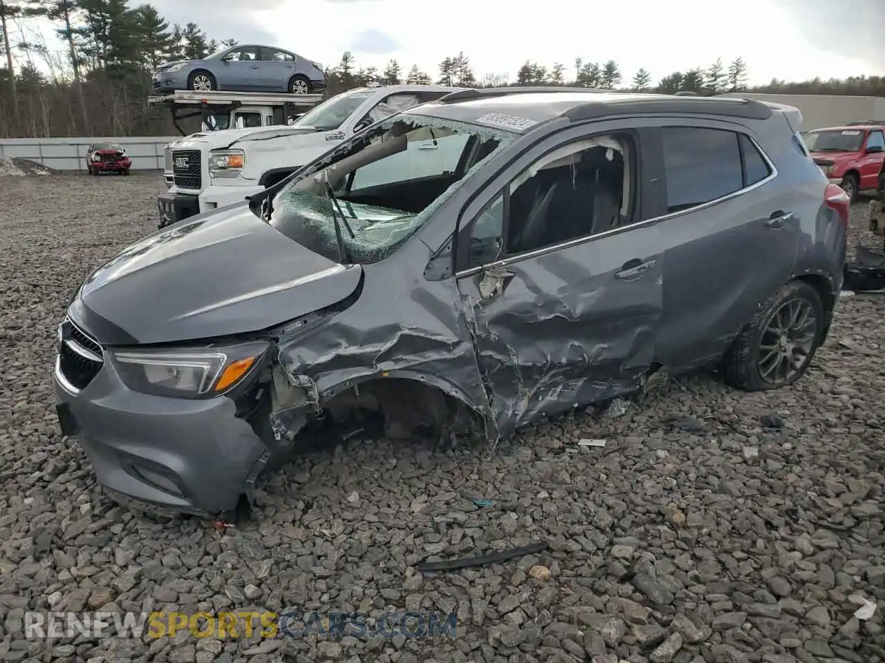 1 Фотография поврежденного автомобиля KL4CJ2SB6KB733773 BUICK ENCORE 2019