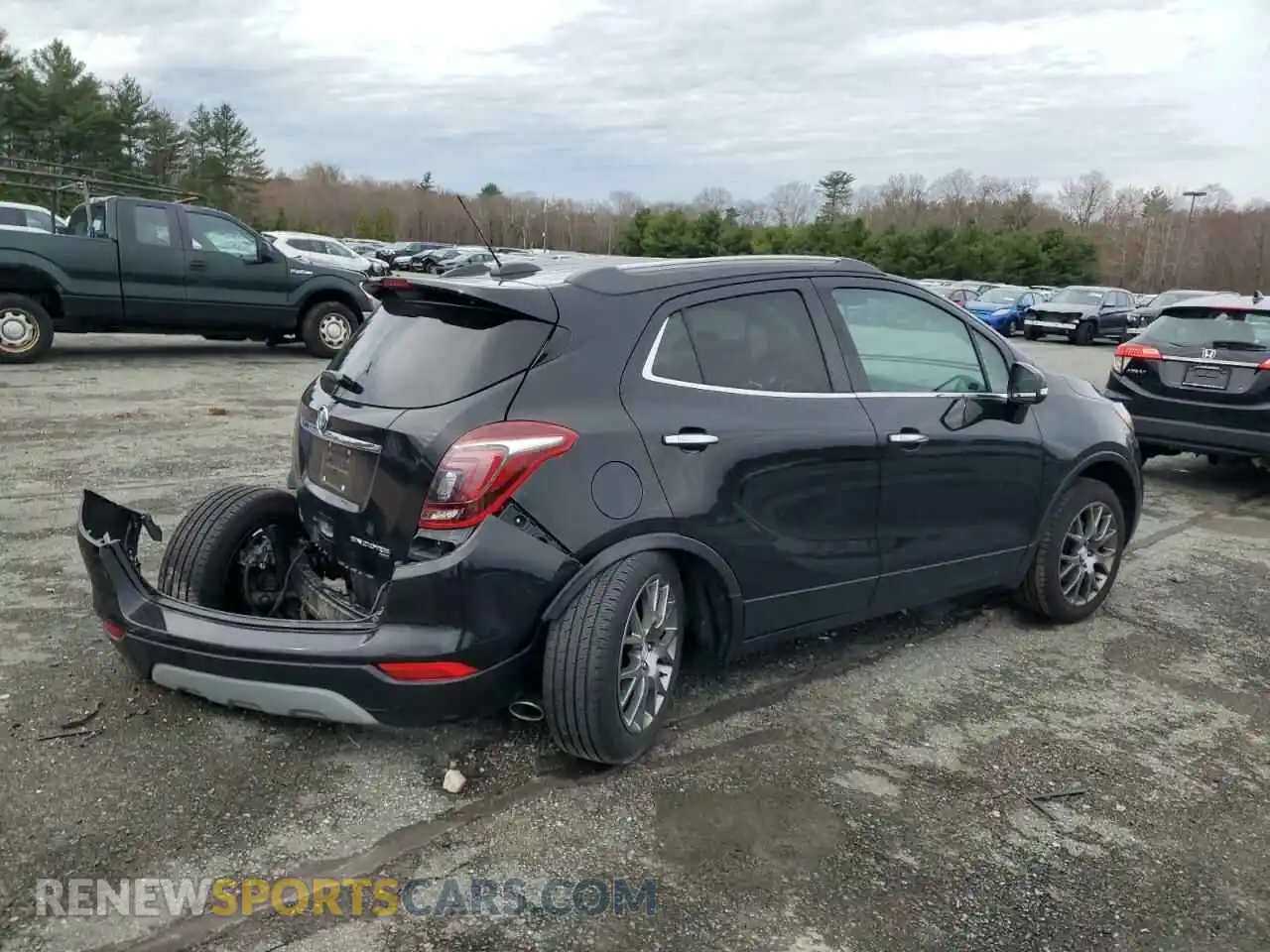 3 Фотография поврежденного автомобиля KL4CJ2SB6KB828852 BUICK ENCORE 2019