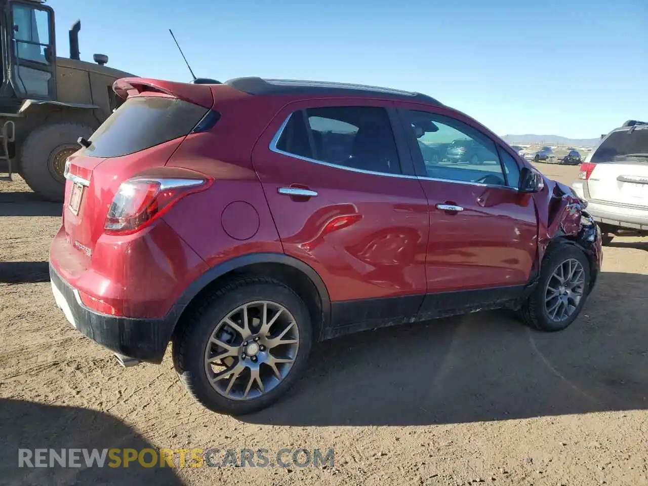 3 fotografías del automóvil dañado KL4CJ2SB8KB836144 BUICK ENCORE 2019