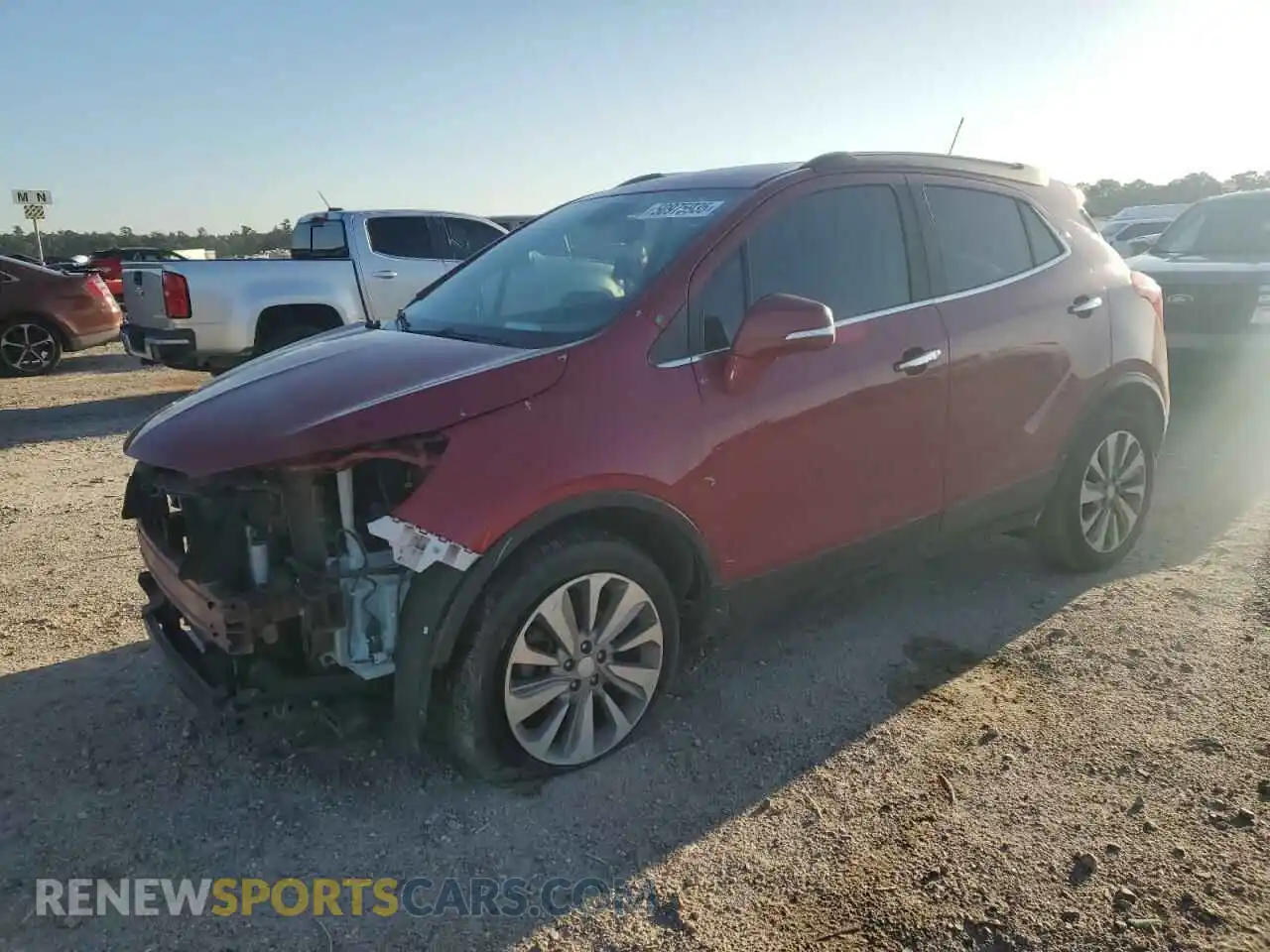 1 Photograph of a damaged car KL4CJASB0KB700195 BUICK ENCORE 2019