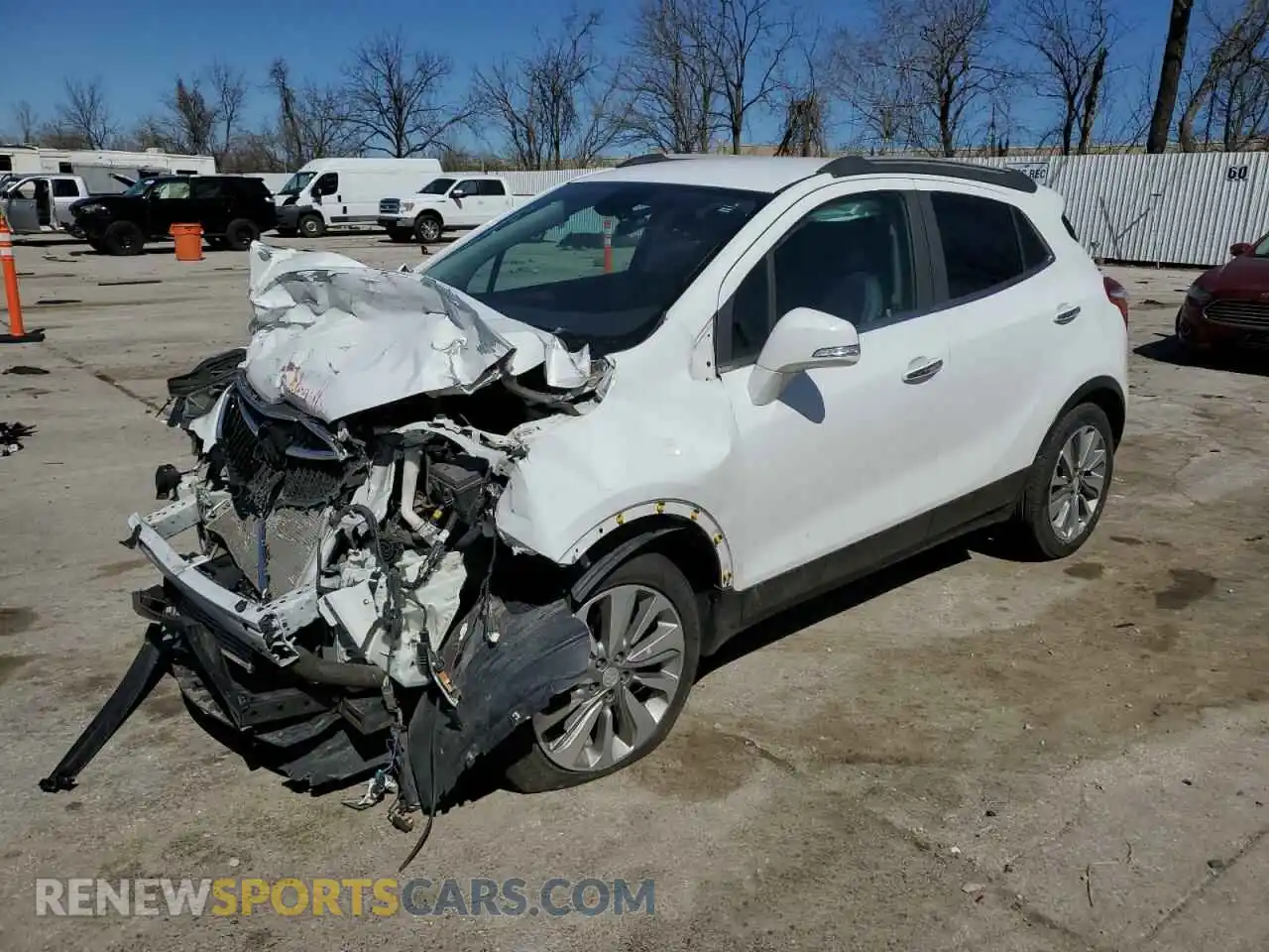 1 Photograph of a damaged car KL4CJASB0KB704151 BUICK ENCORE 2019