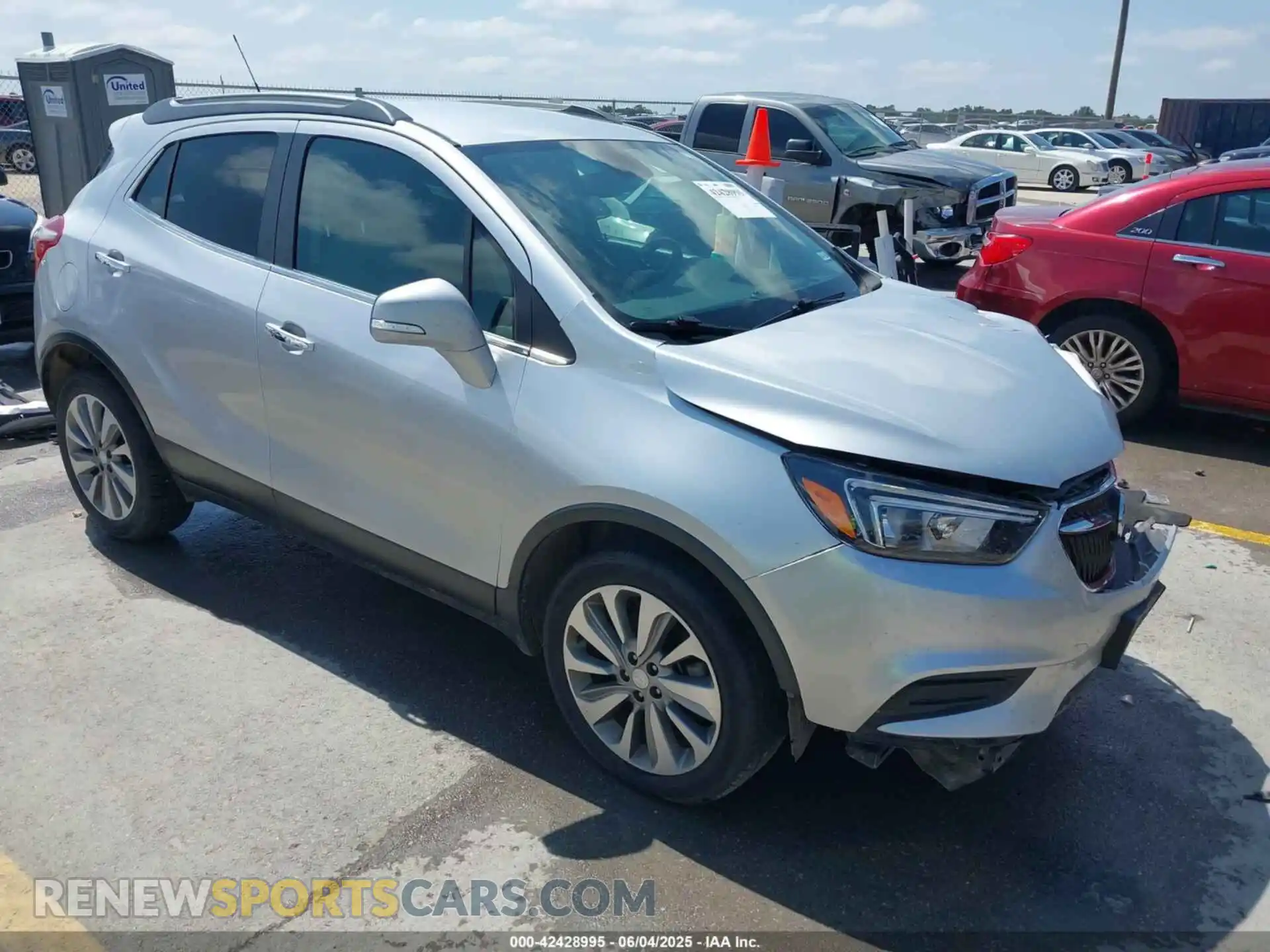 1 Фотография поврежденного автомобиля KL4CJASB0KB709107 BUICK ENCORE 2019