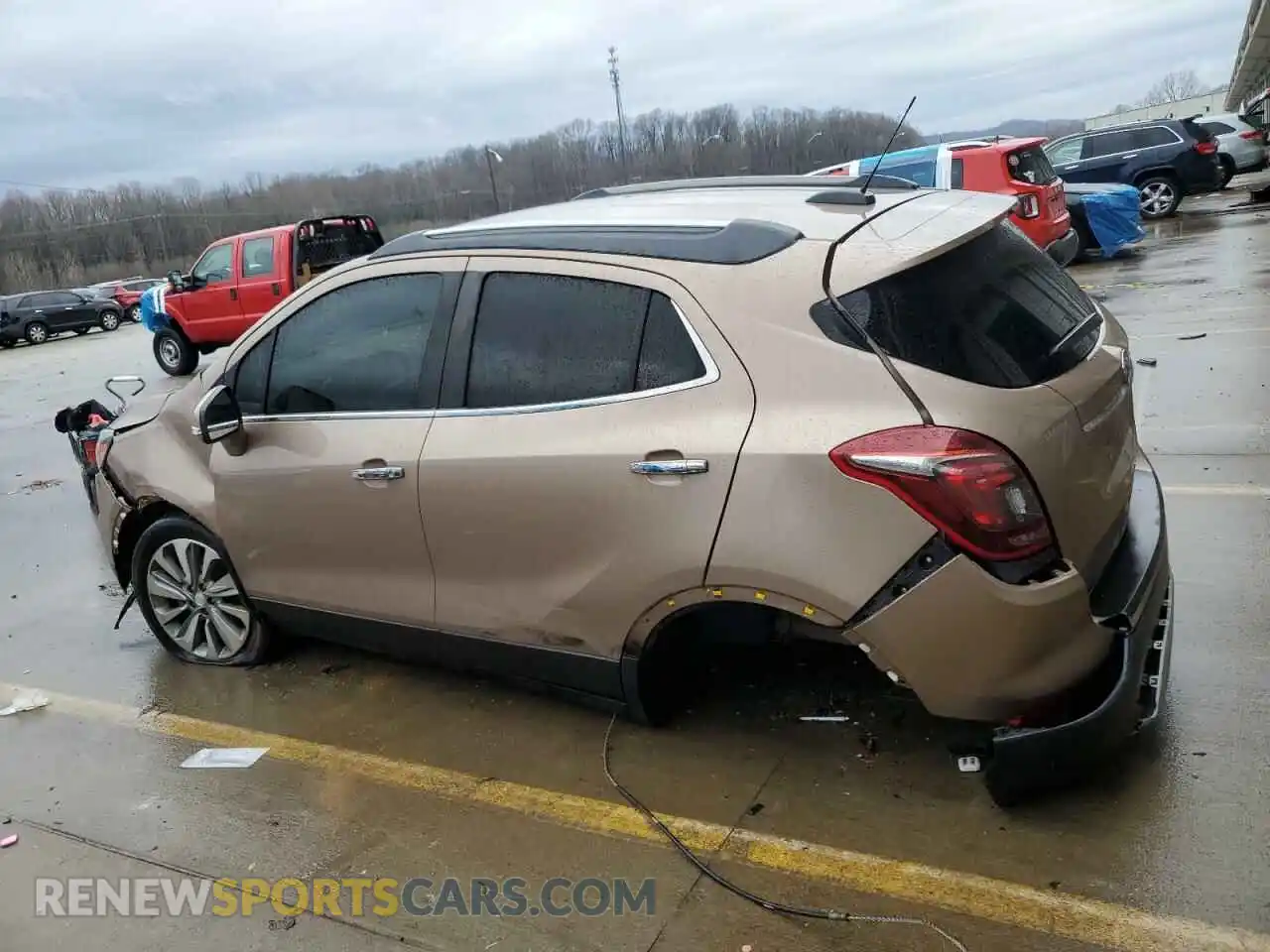 2 Photograph of a damaged car KL4CJASB0KB725453 BUICK ENCORE 2019