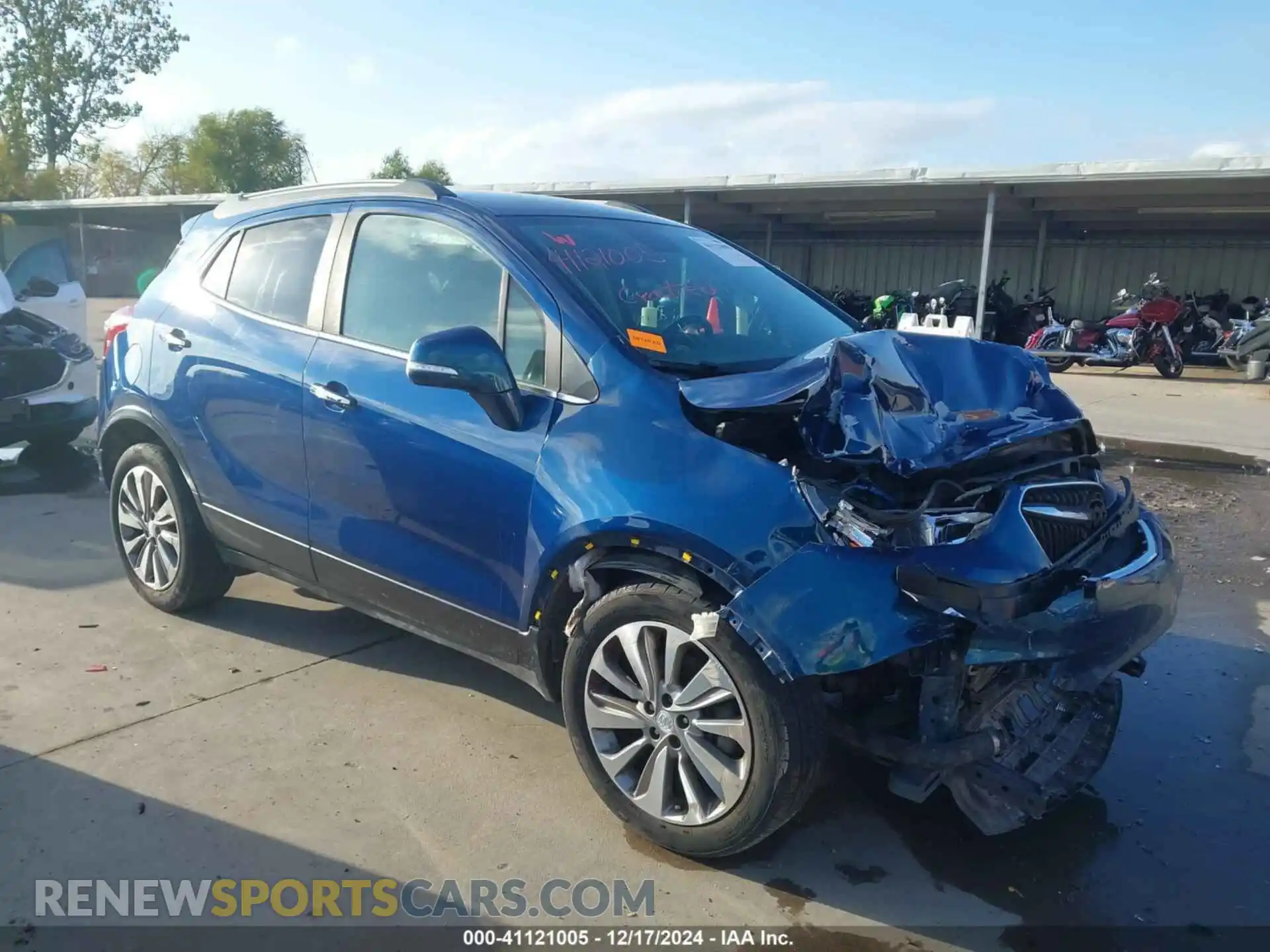 1 Photograph of a damaged car KL4CJASB0KB787631 BUICK ENCORE 2019