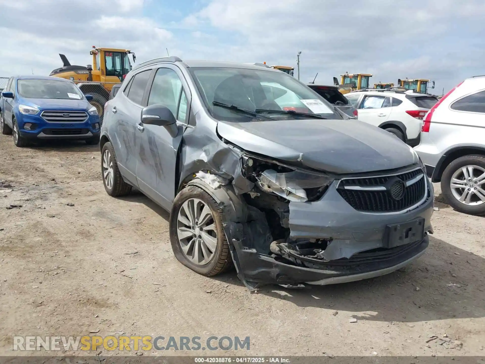 1 Photograph of a damaged car KL4CJASB0KB838738 BUICK ENCORE 2019