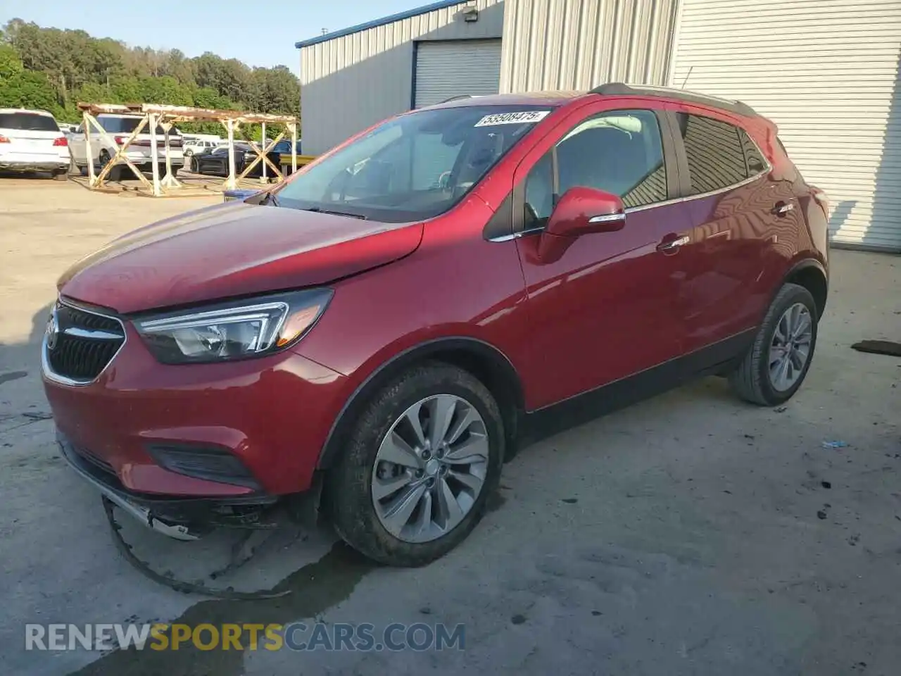 1 Photograph of a damaged car KL4CJASB0KB953159 BUICK ENCORE 2019