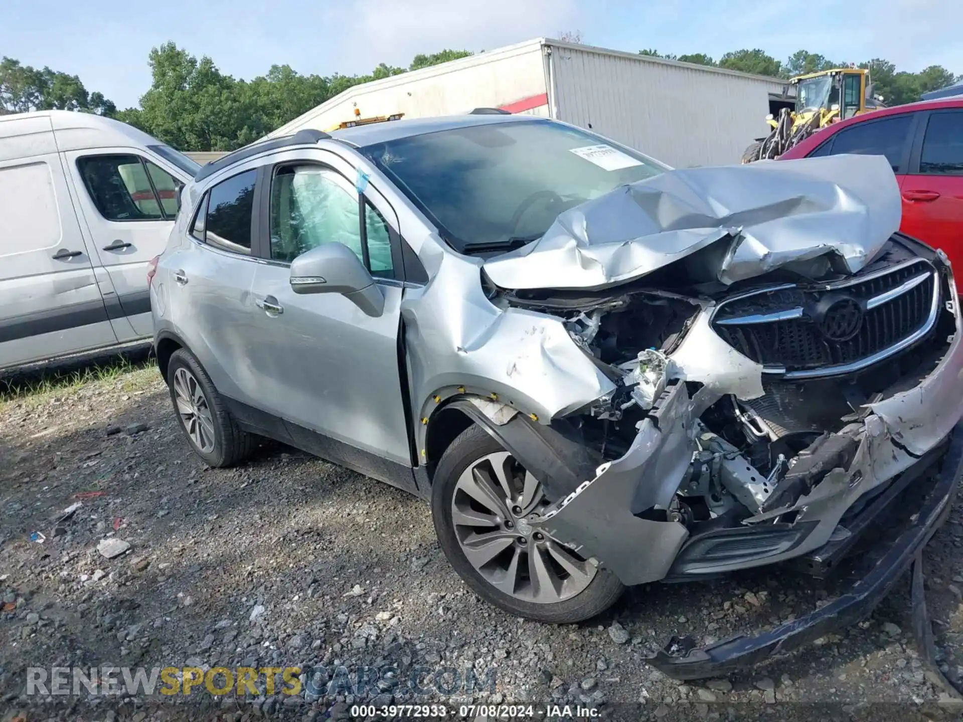 1 Photograph of a damaged car KL4CJASB1KB711139 BUICK ENCORE 2019