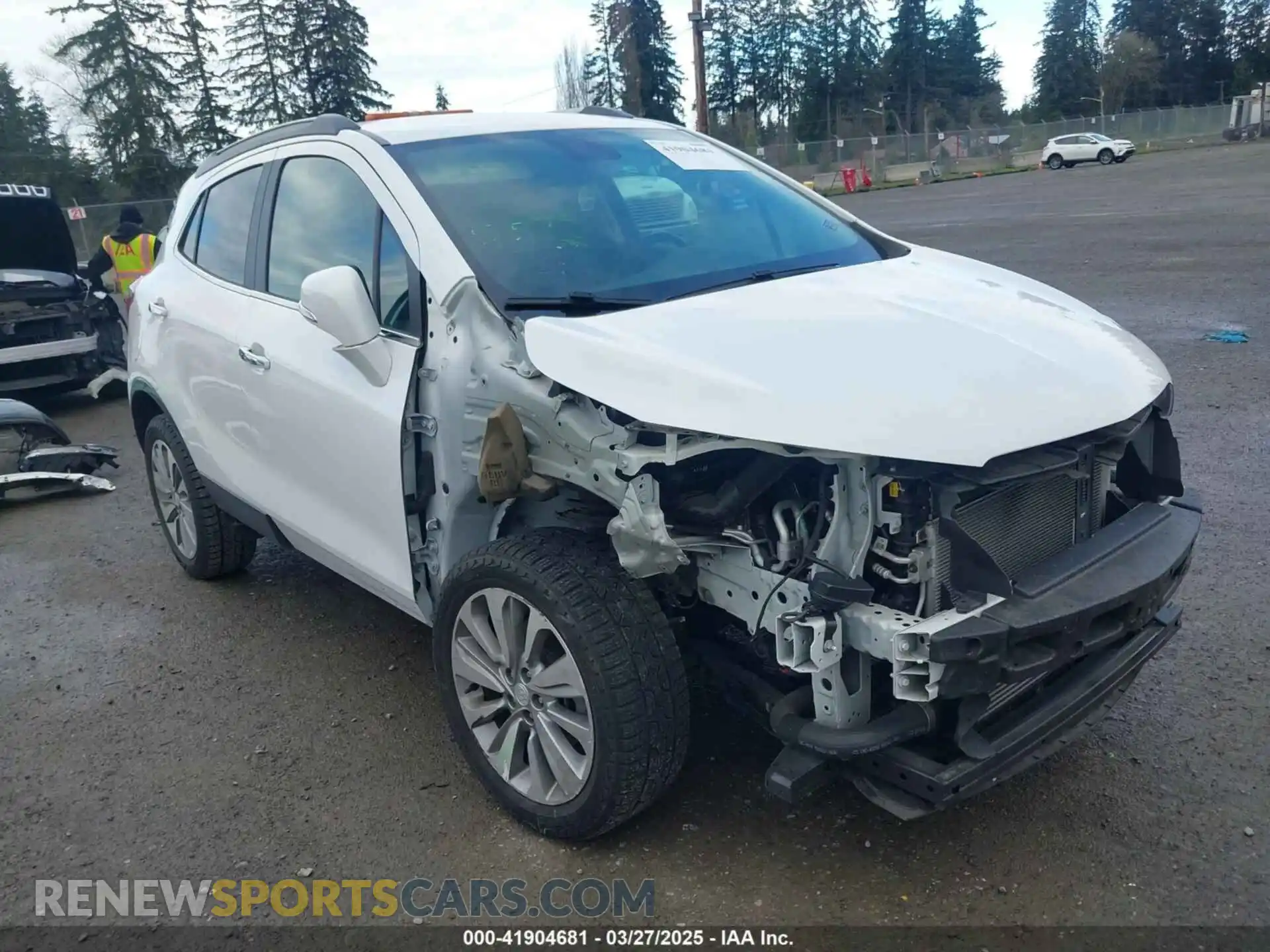 1 Photograph of a damaged car KL4CJASB1KB928500 BUICK ENCORE 2019