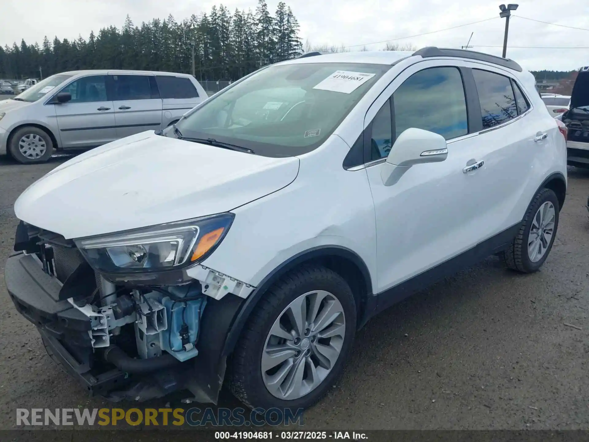 2 Photograph of a damaged car KL4CJASB1KB928500 BUICK ENCORE 2019