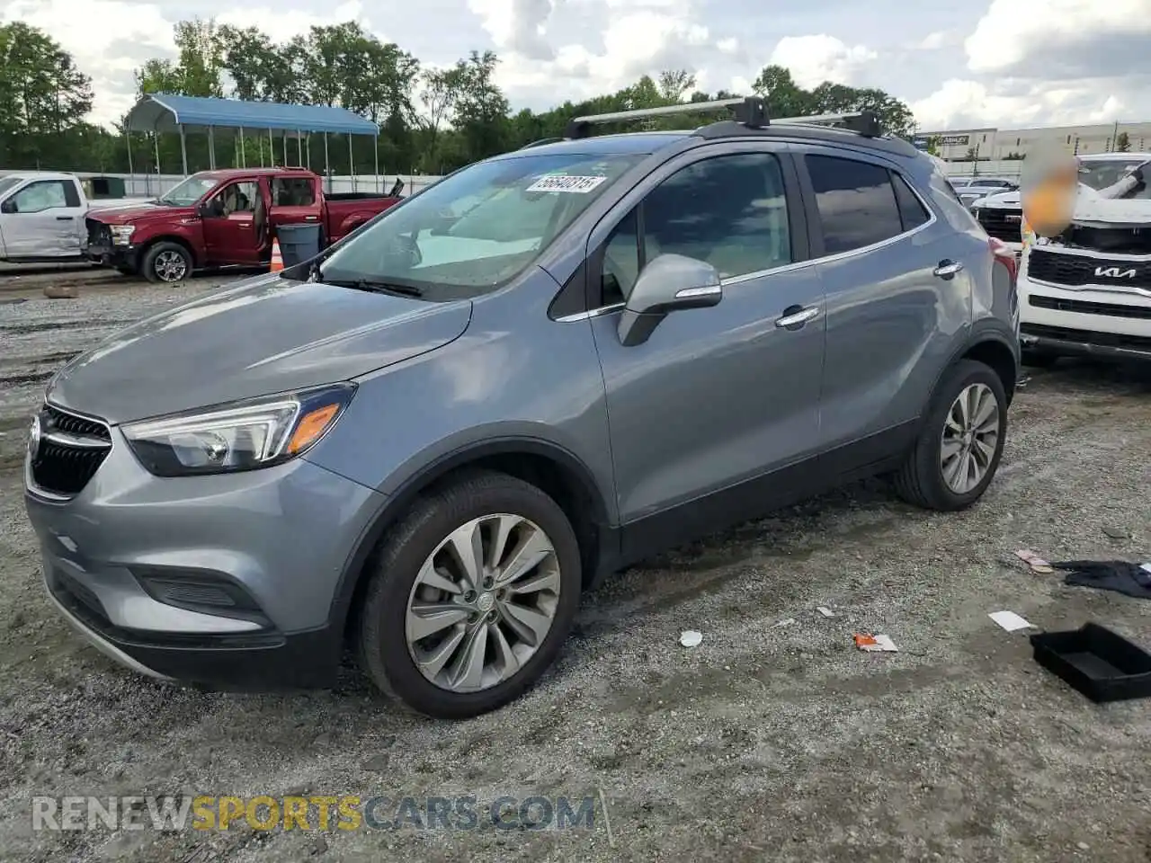1 Photograph of a damaged car KL4CJASB1KB935298 BUICK ENCORE 2019