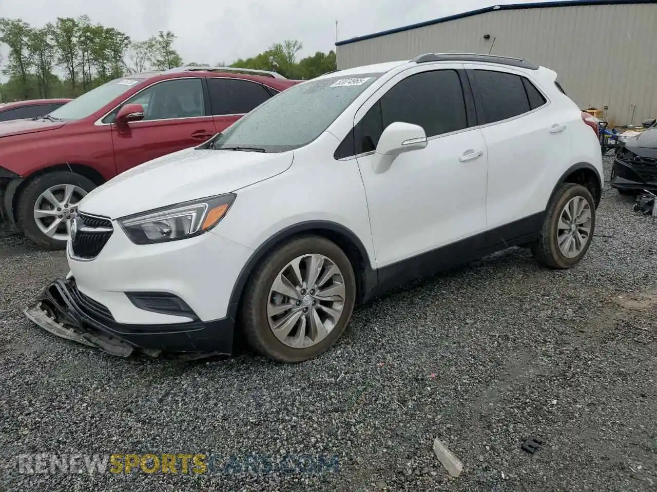 1 Photograph of a damaged car KL4CJASB2KB883227 BUICK ENCORE 2019