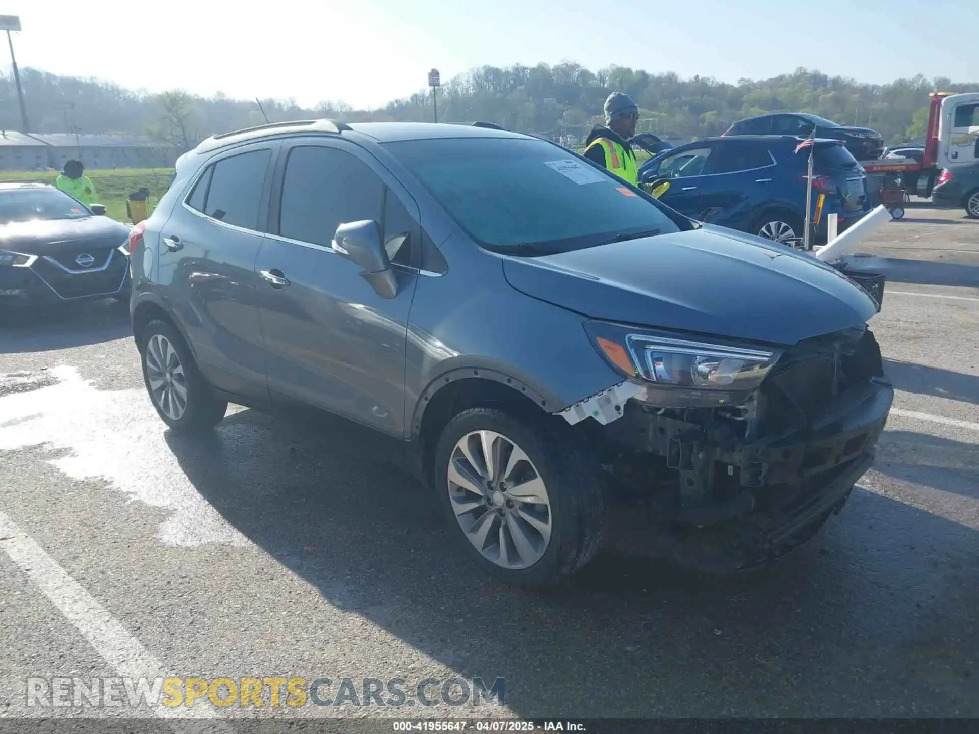 1 Photograph of a damaged car KL4CJASB3KB832383 BUICK ENCORE 2019