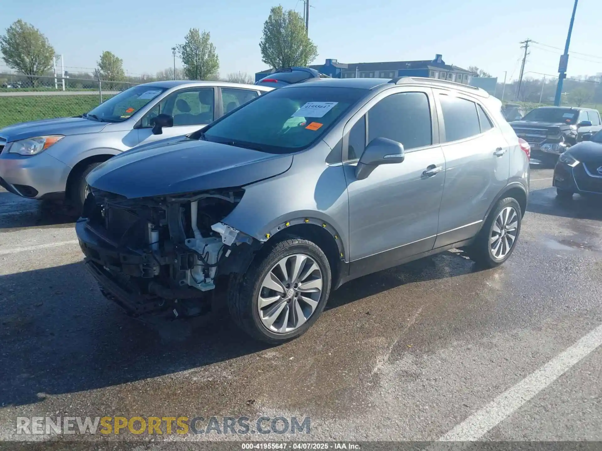 2 Photograph of a damaged car KL4CJASB3KB832383 BUICK ENCORE 2019