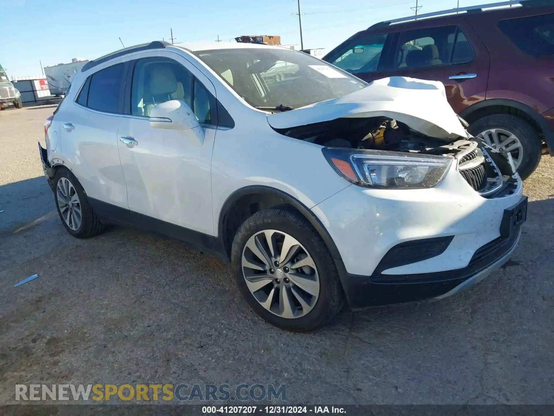 1 Photograph of a damaged car KL4CJASB3KB848809 BUICK ENCORE 2019