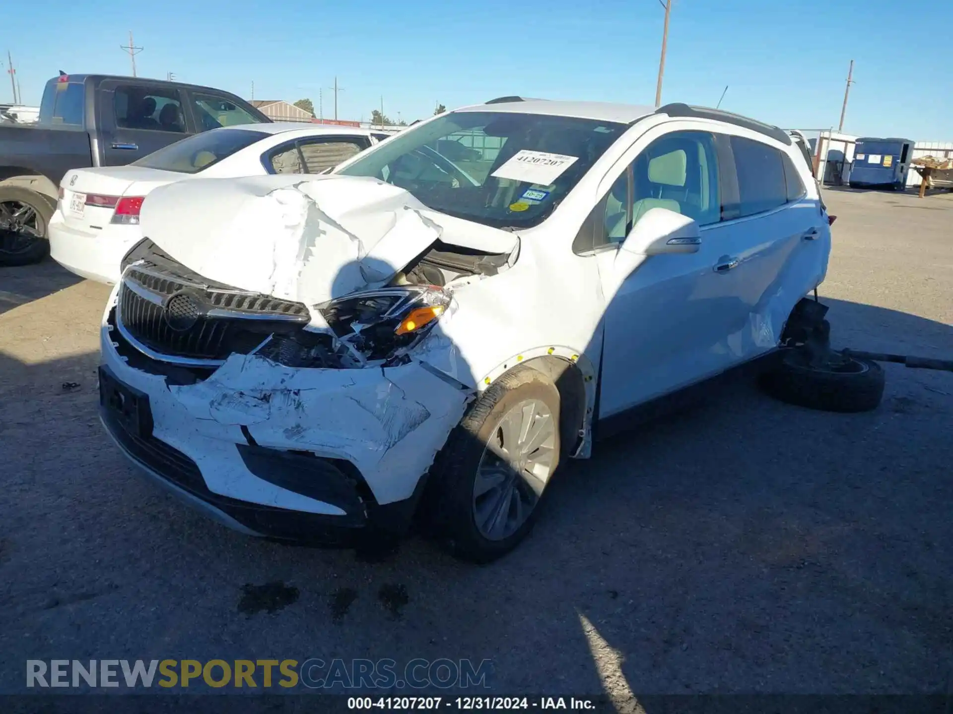 2 Photograph of a damaged car KL4CJASB3KB848809 BUICK ENCORE 2019
