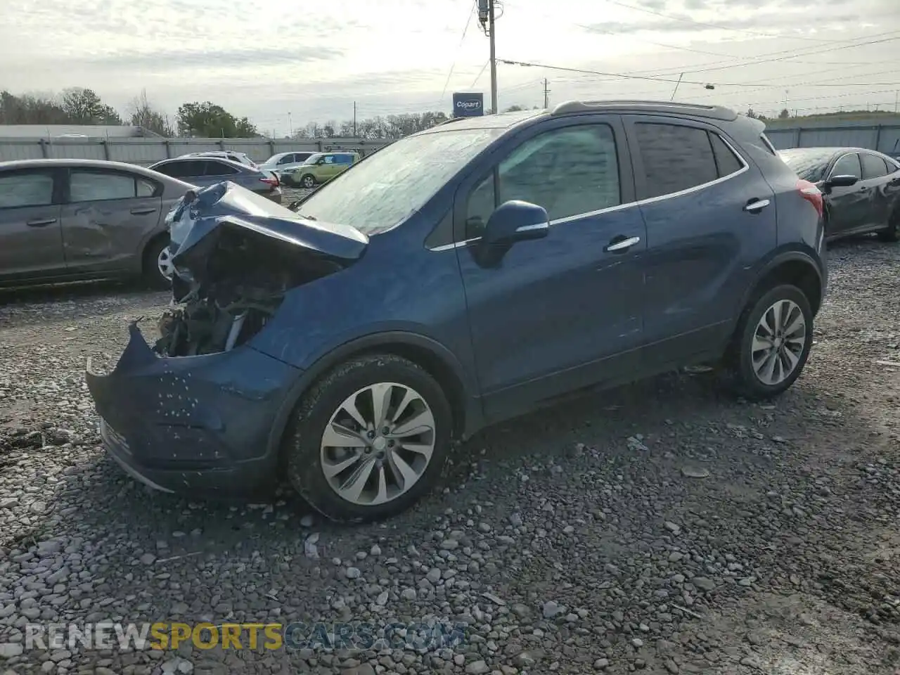 1 Photograph of a damaged car KL4CJASB3KB896438 BUICK ENCORE 2019