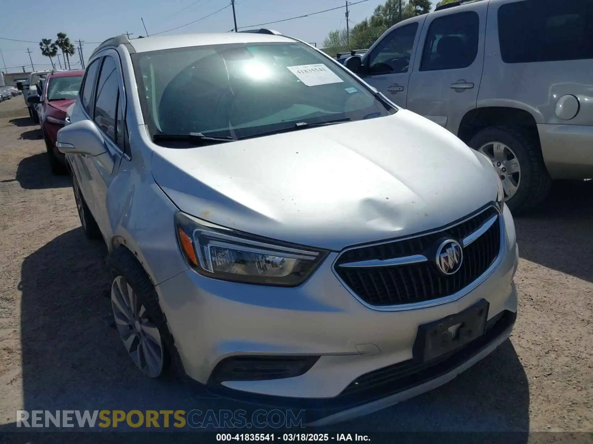 1 Photograph of a damaged car KL4CJASB4KB709627 BUICK ENCORE 2019