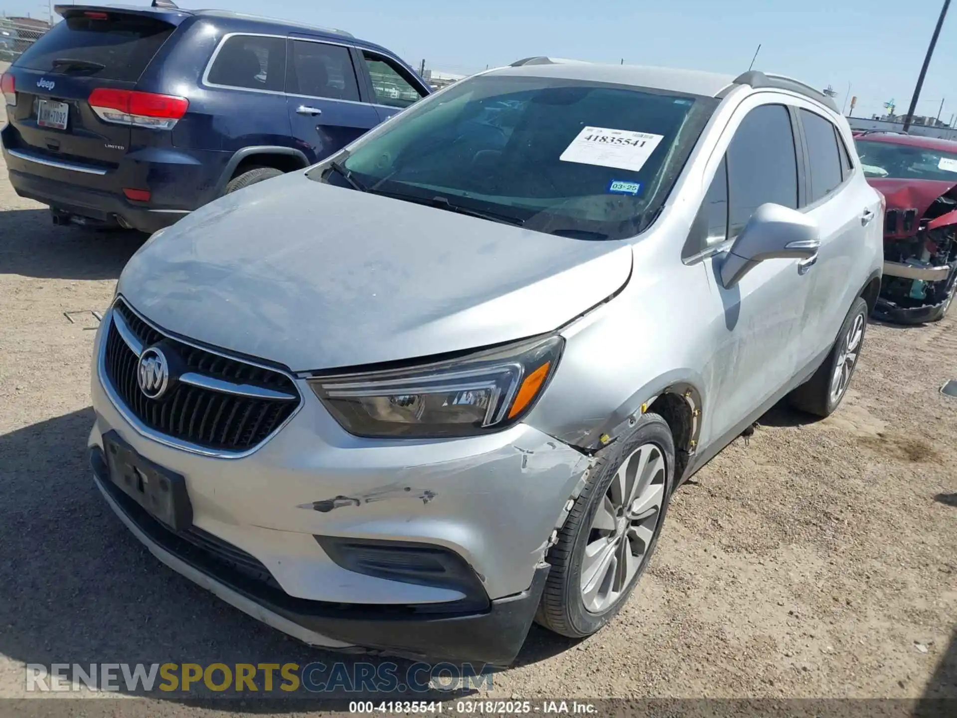 2 Photograph of a damaged car KL4CJASB4KB709627 BUICK ENCORE 2019