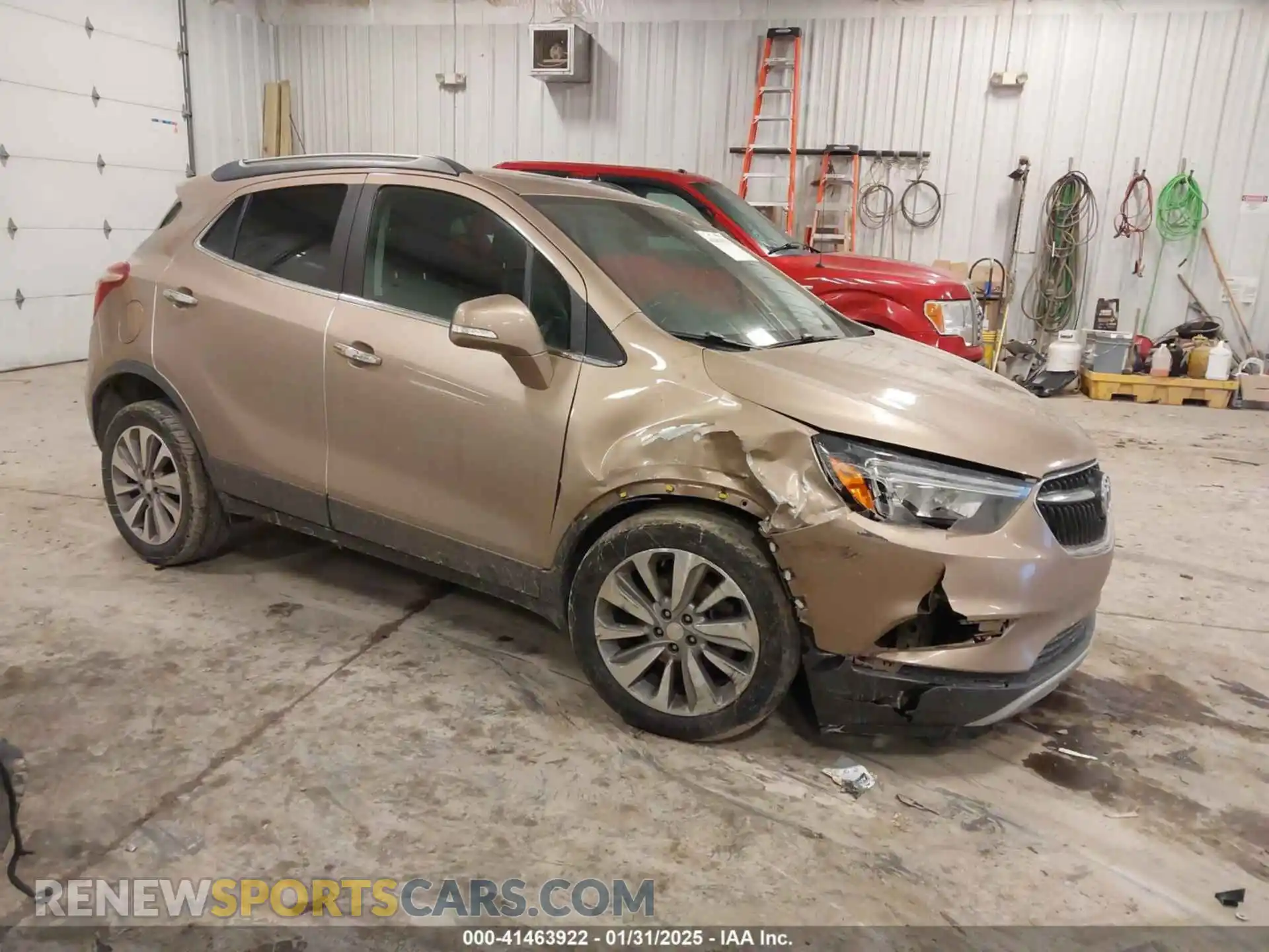 1 Photograph of a damaged car KL4CJASB4KB742983 BUICK ENCORE 2019