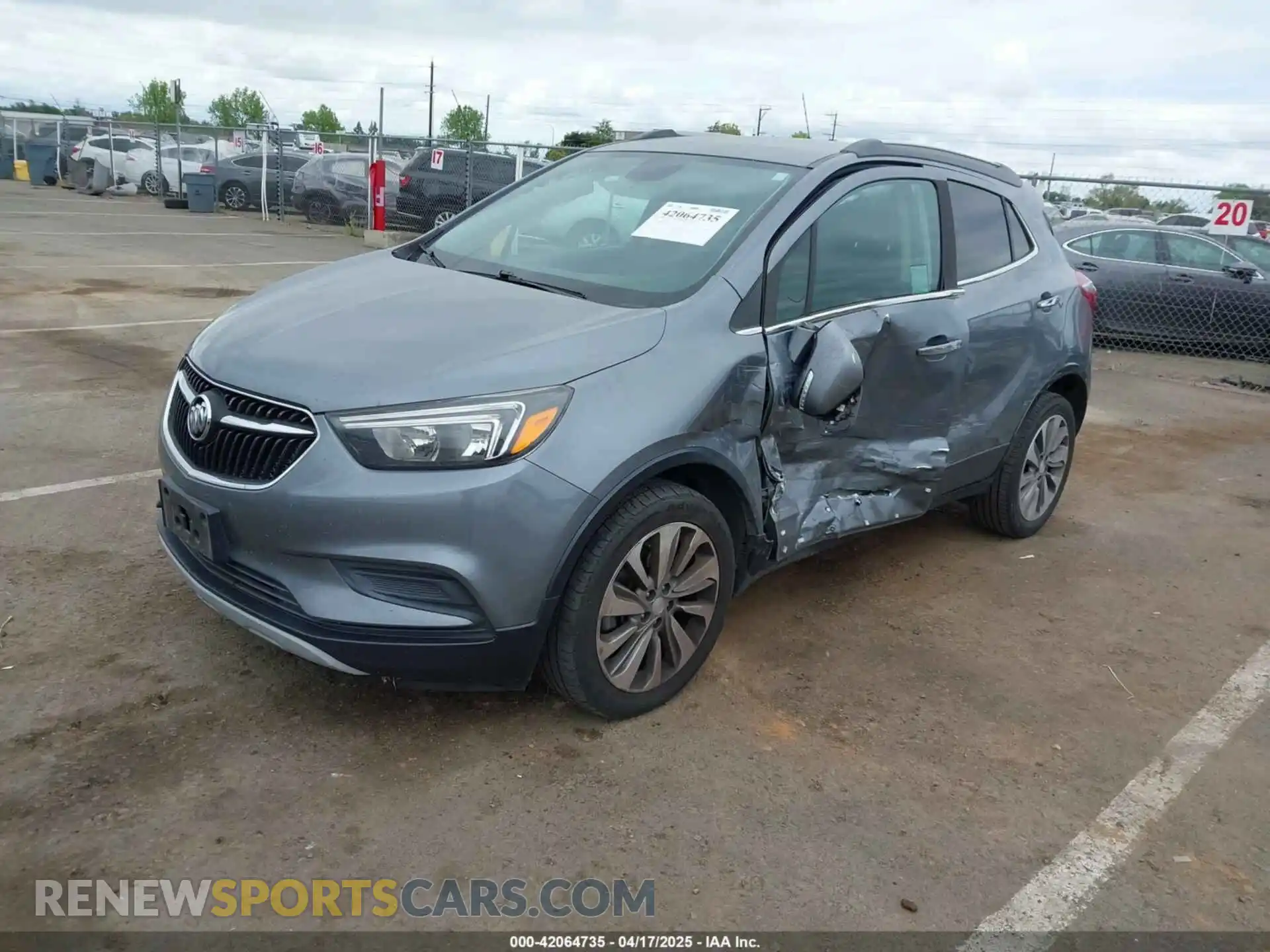 2 Photograph of a damaged car KL4CJASB4KB885142 BUICK ENCORE 2019
