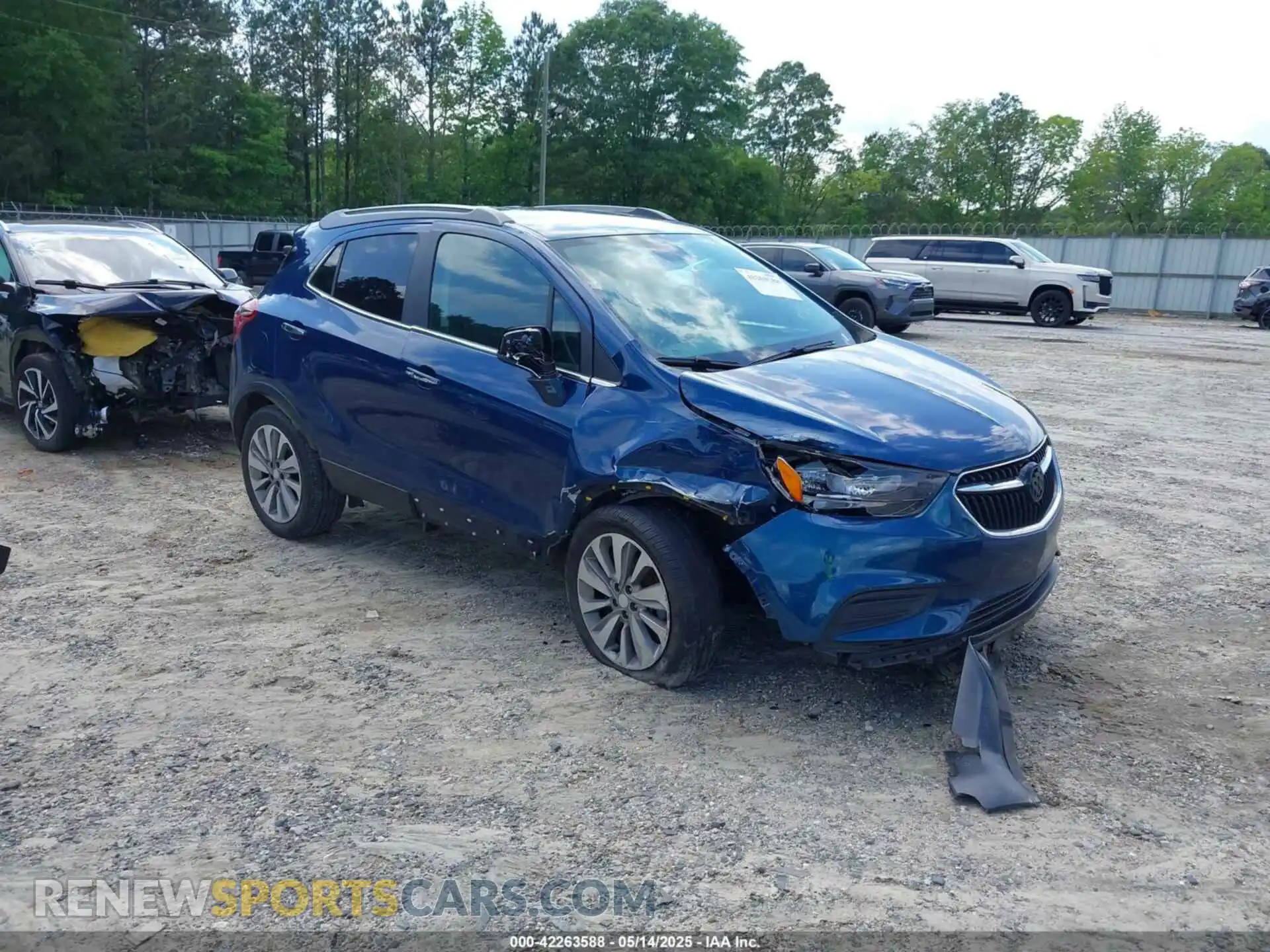 1 Photograph of a damaged car KL4CJASB4KB885206 BUICK ENCORE 2019