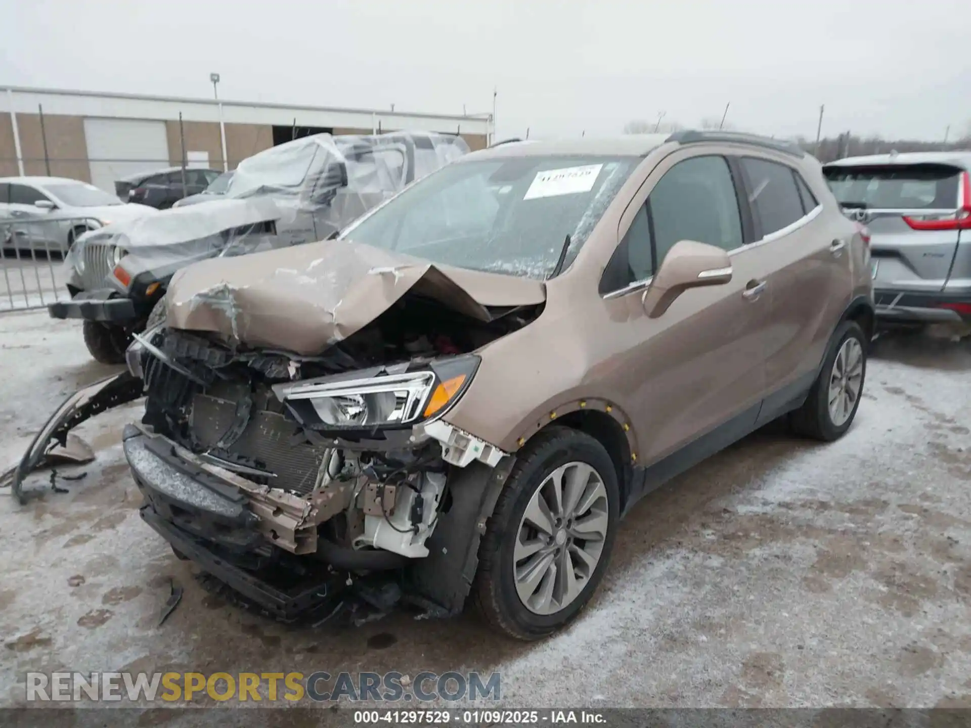 2 Photograph of a damaged car KL4CJASB5KB727389 BUICK ENCORE 2019