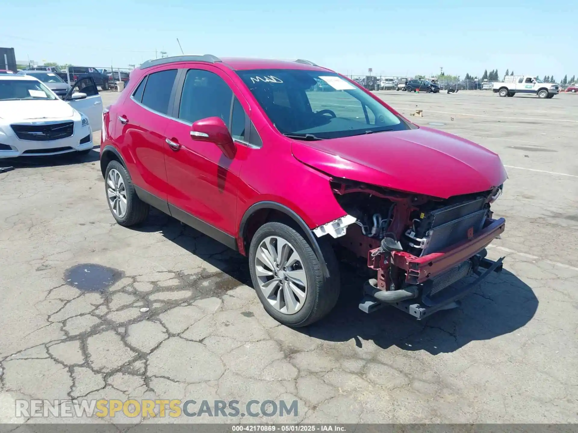 1 Photograph of a damaged car KL4CJASB5KB837813 BUICK ENCORE 2019