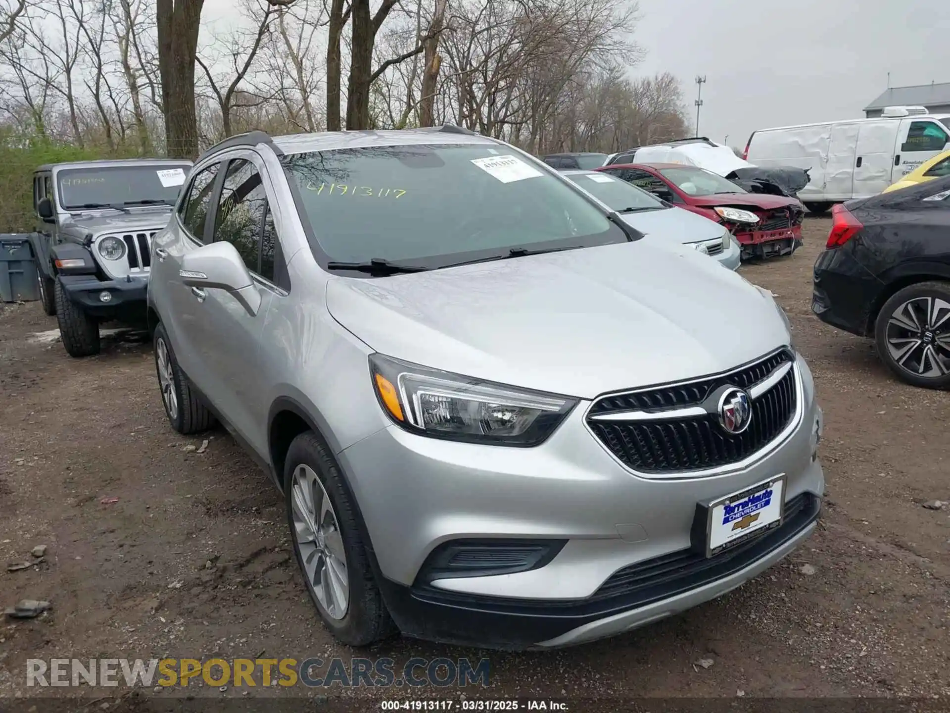 1 Photograph of a damaged car KL4CJASB6KB713274 BUICK ENCORE 2019