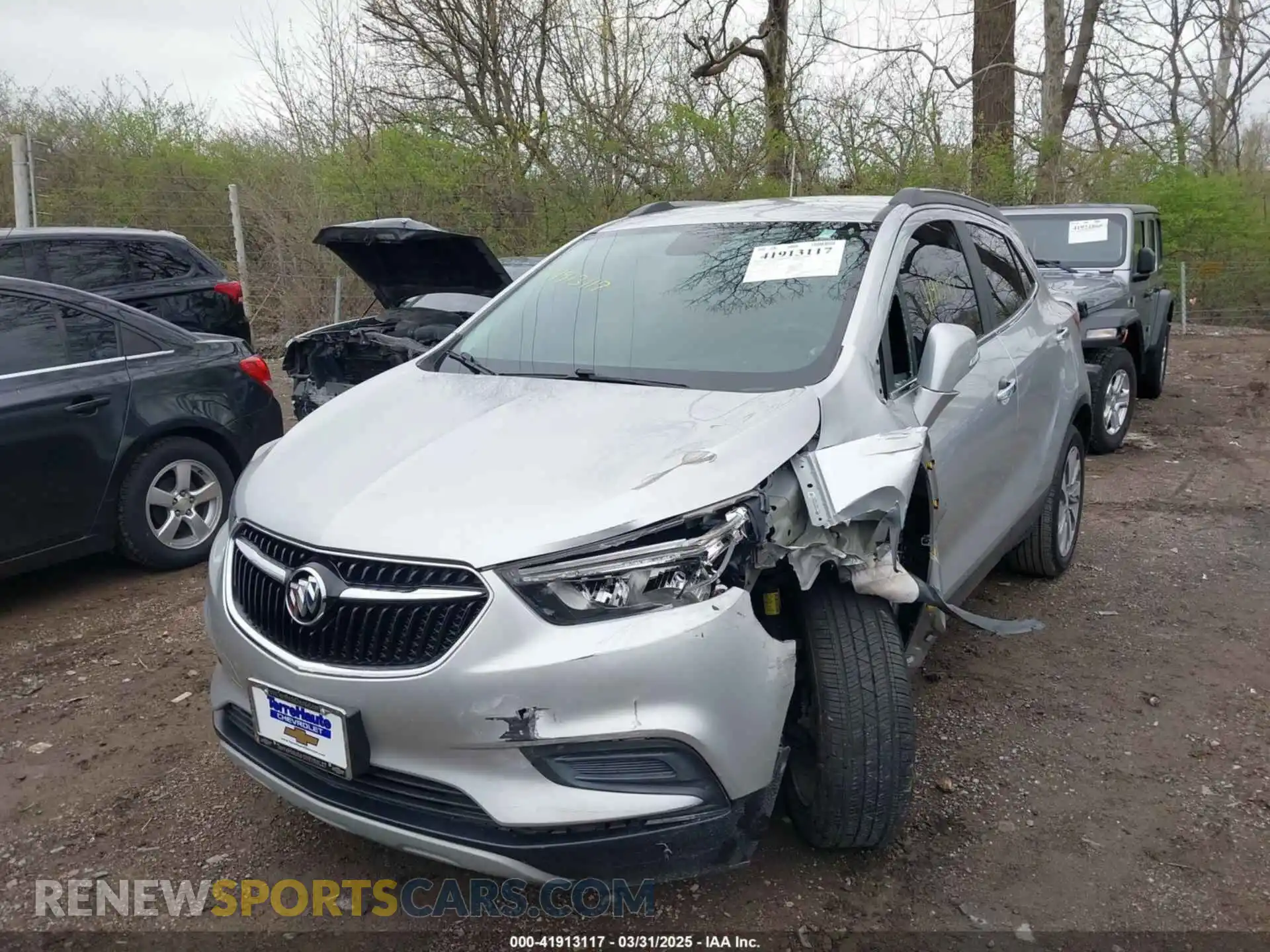2 Photograph of a damaged car KL4CJASB6KB713274 BUICK ENCORE 2019