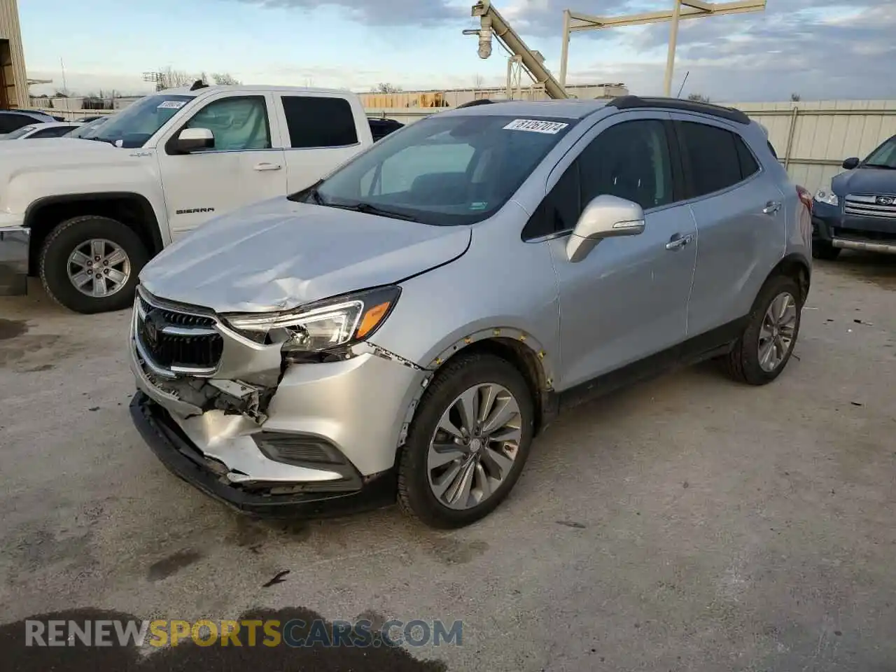 1 Фотография поврежденного автомобиля KL4CJASB6KB731872 BUICK ENCORE 2019