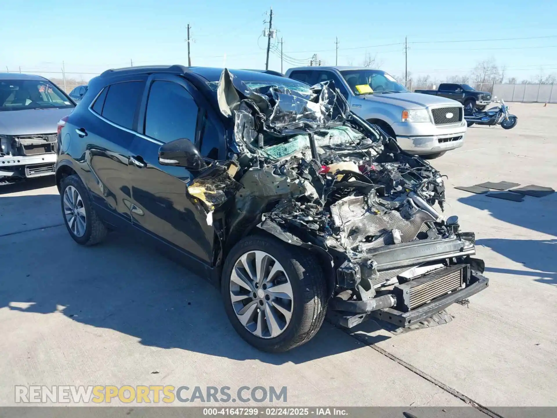 1 Photograph of a damaged car KL4CJASB6KB752558 BUICK ENCORE 2019