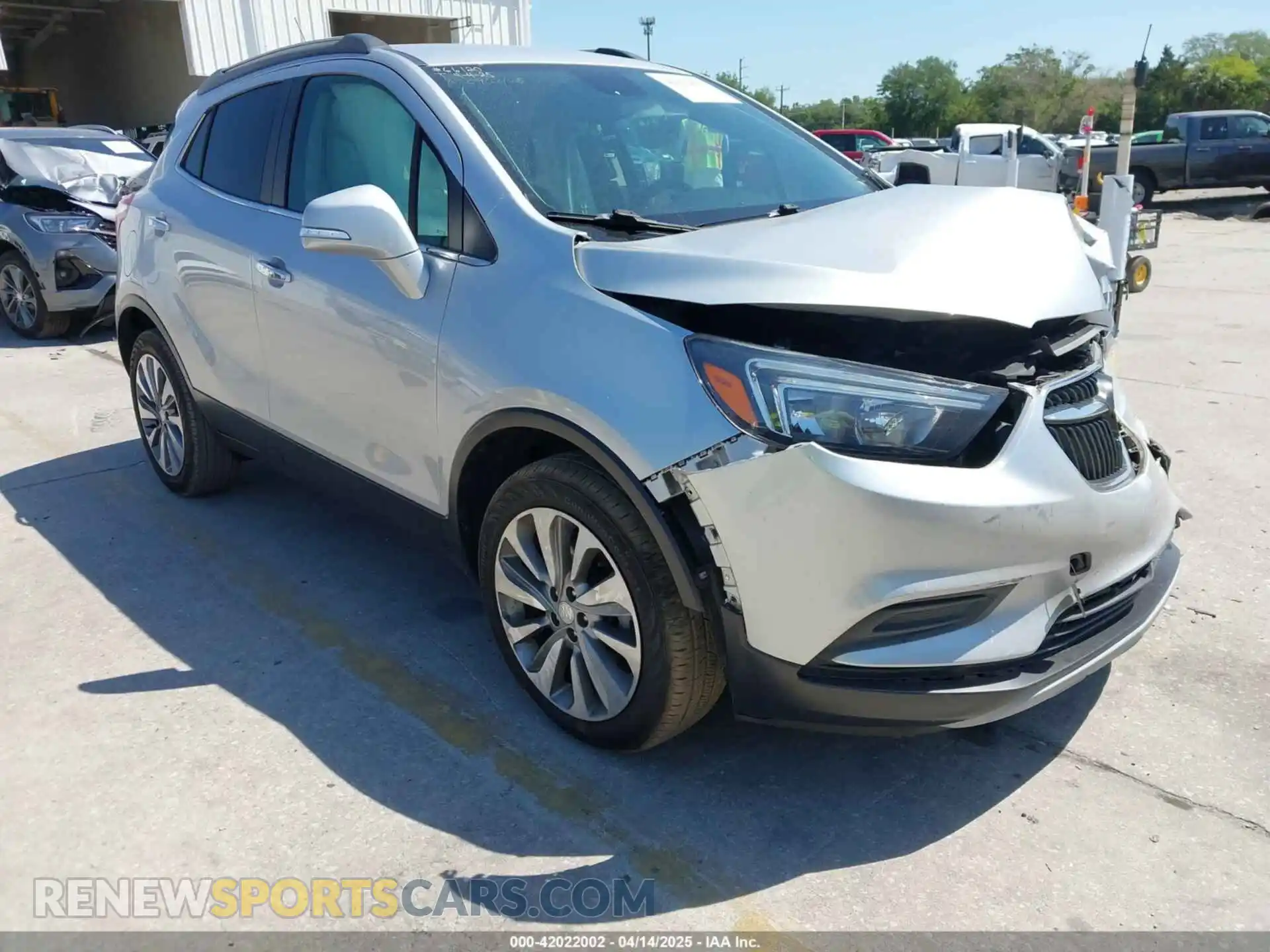 1 Photograph of a damaged car KL4CJASB6KB828473 BUICK ENCORE 2019