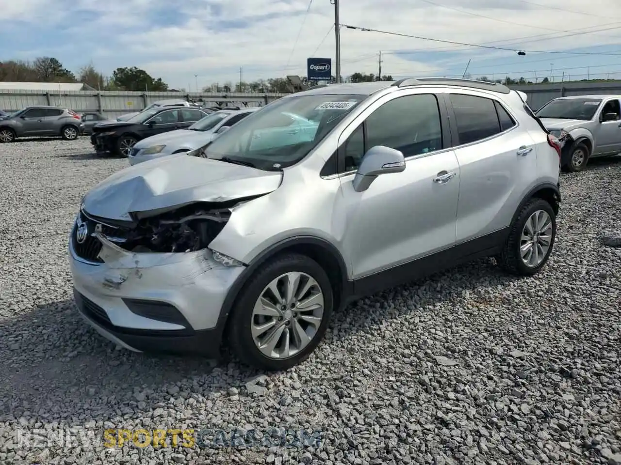 1 Photograph of a damaged car KL4CJASB6KB859433 BUICK ENCORE 2019