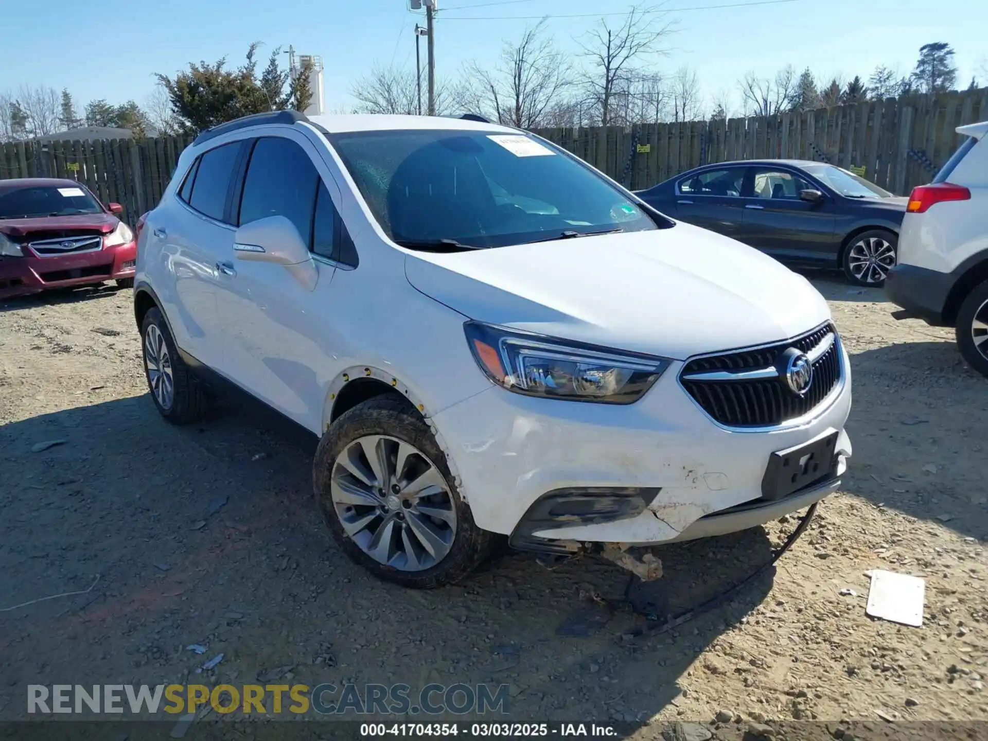 1 Photograph of a damaged car KL4CJASB6KB883800 BUICK ENCORE 2019