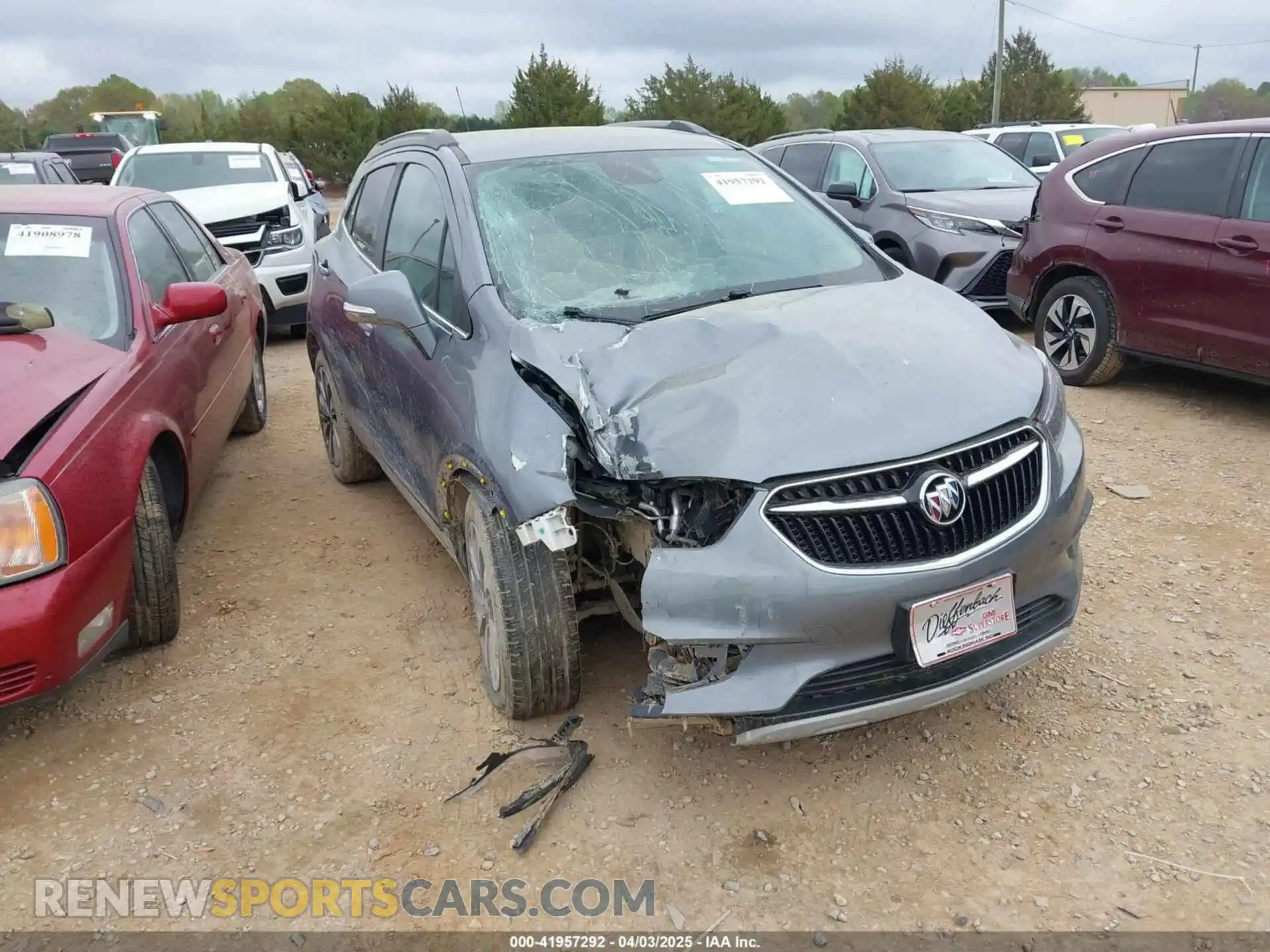 1 Фотография поврежденного автомобиля KL4CJASB6KB898376 BUICK ENCORE 2019