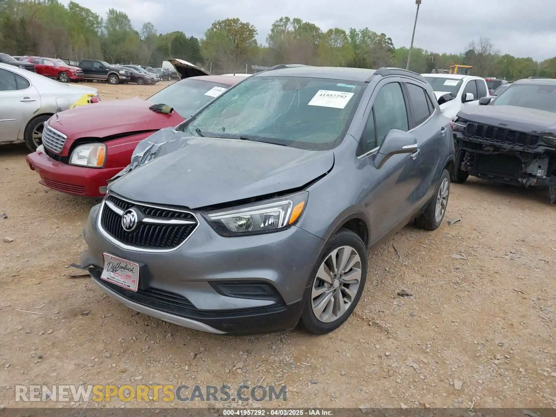2 Фотография поврежденного автомобиля KL4CJASB6KB898376 BUICK ENCORE 2019