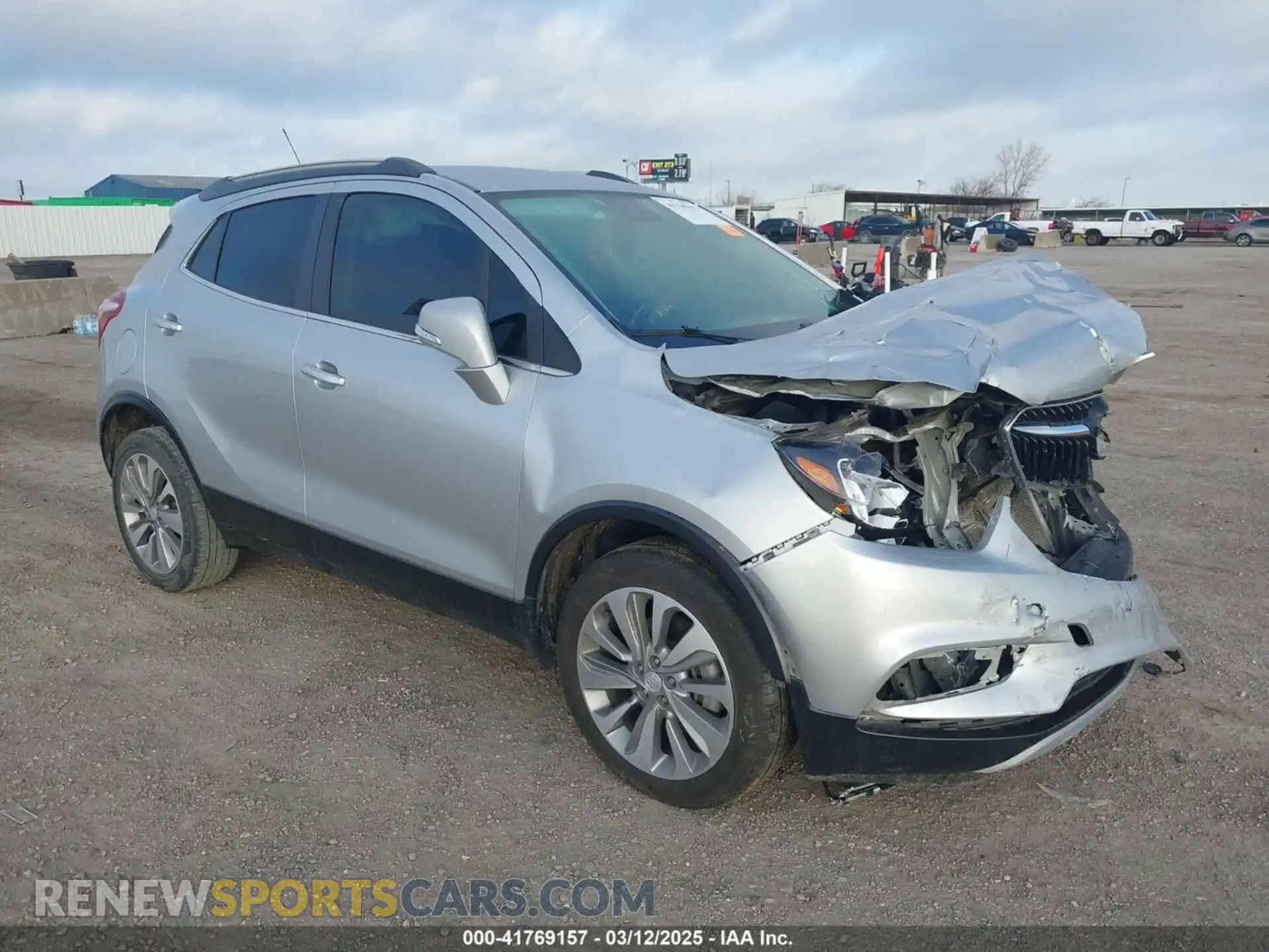 1 fotografías del automóvil dañado KL4CJASB7KB701733 BUICK ENCORE 2019