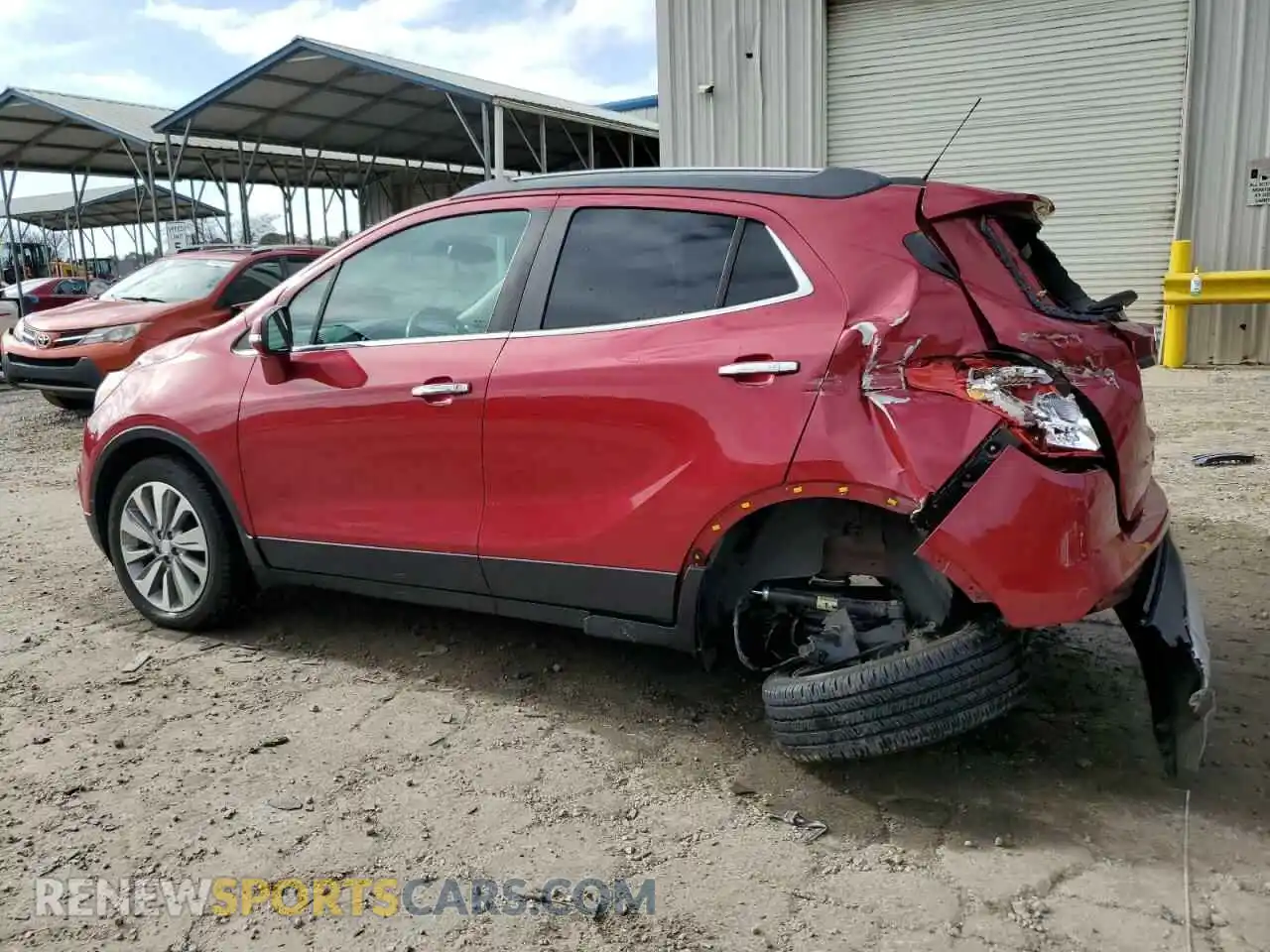 2 Photograph of a damaged car KL4CJASB7KB705765 BUICK ENCORE 2019