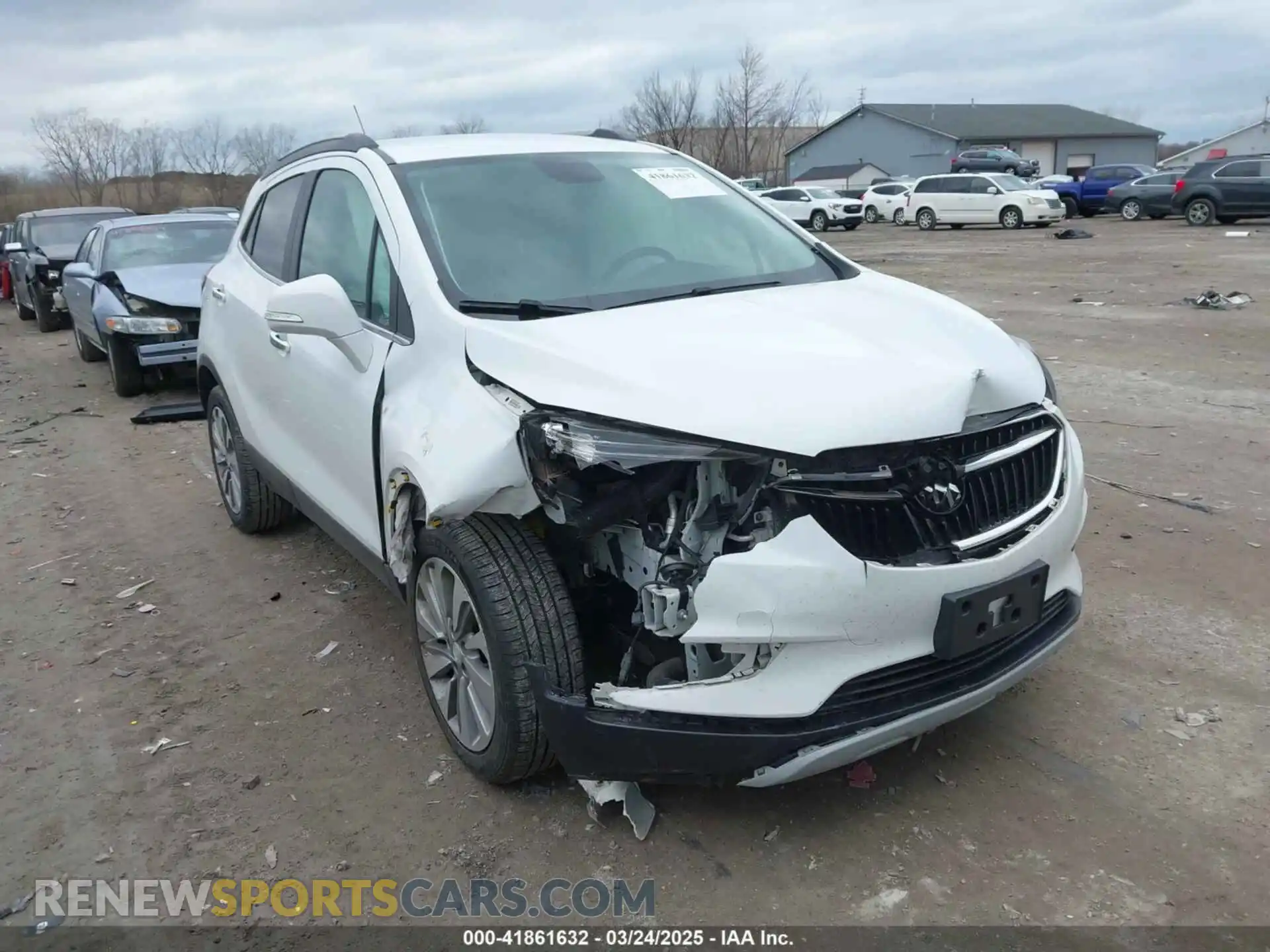 1 Photograph of a damaged car KL4CJASB7KB707421 BUICK ENCORE 2019