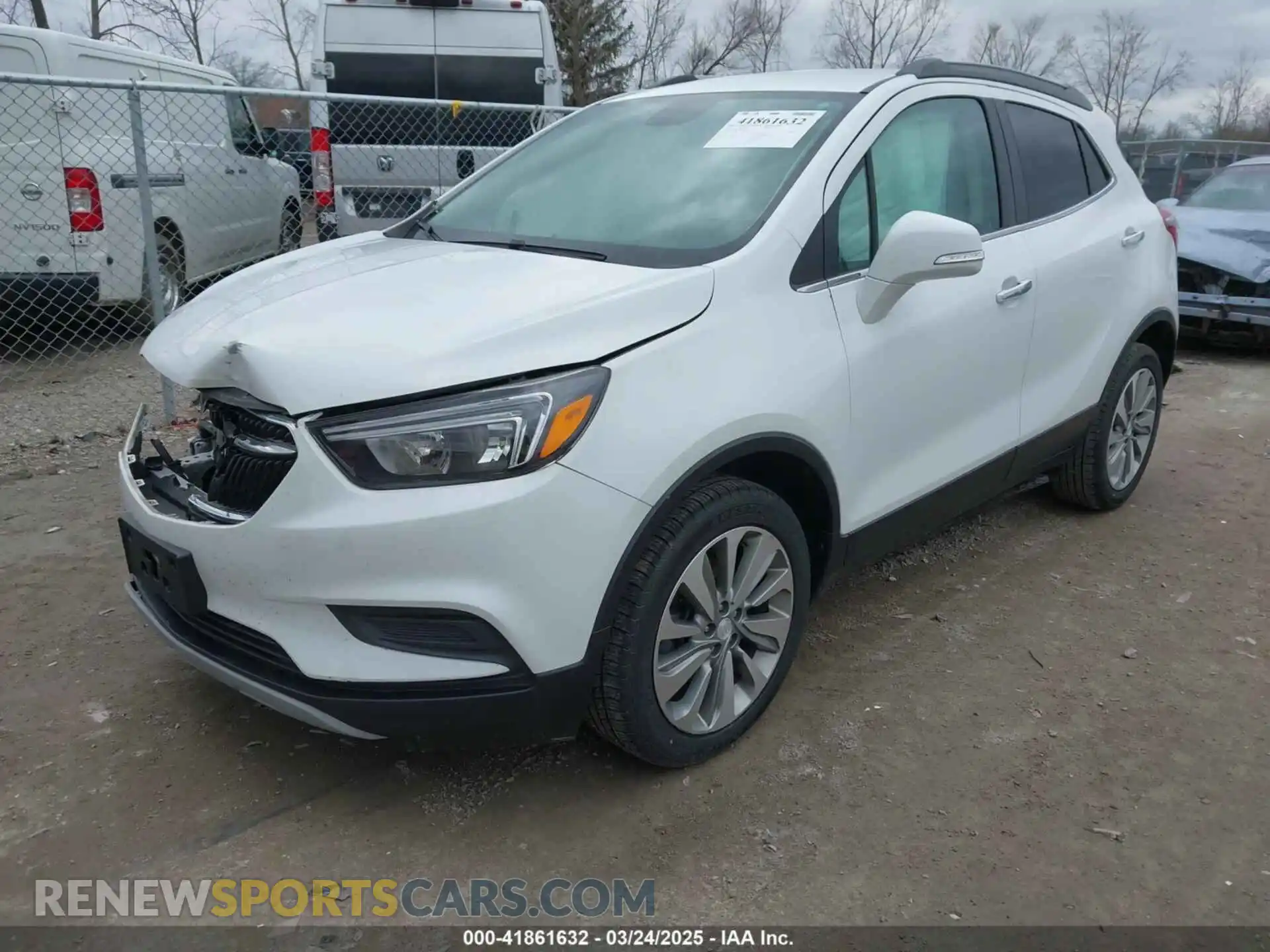2 Photograph of a damaged car KL4CJASB7KB707421 BUICK ENCORE 2019