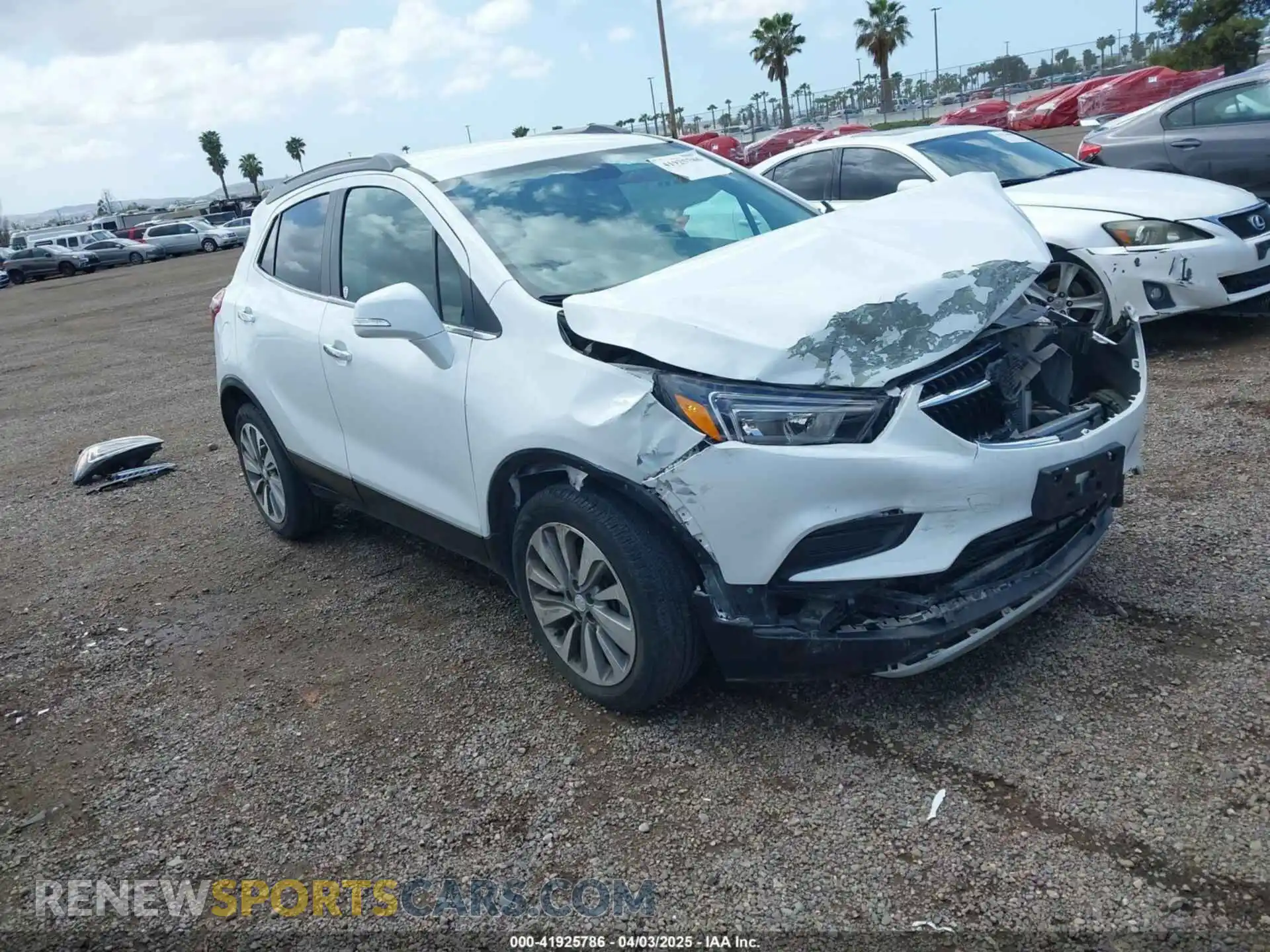 1 Photograph of a damaged car KL4CJASB7KB745697 BUICK ENCORE 2019