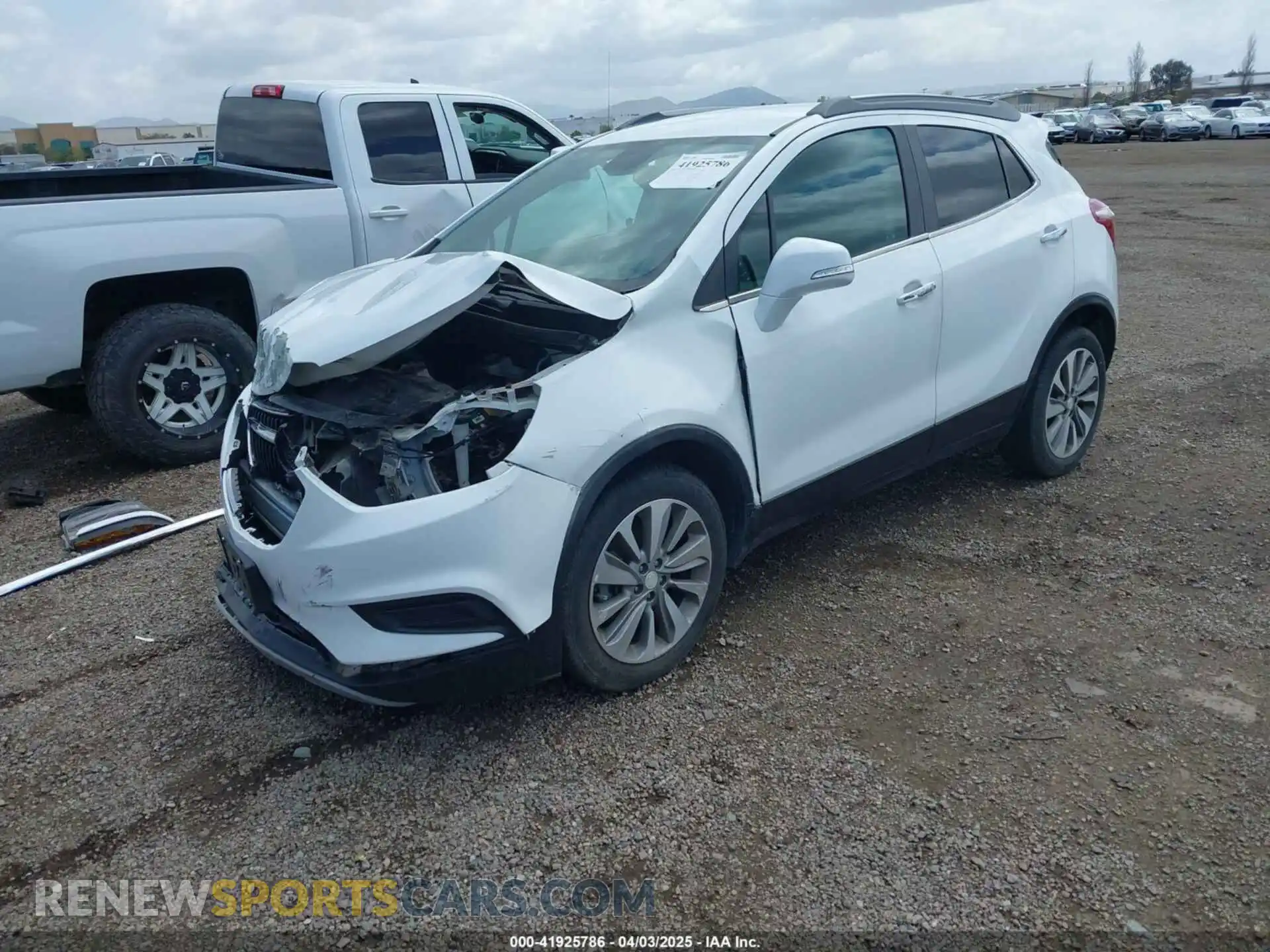 2 Photograph of a damaged car KL4CJASB7KB745697 BUICK ENCORE 2019