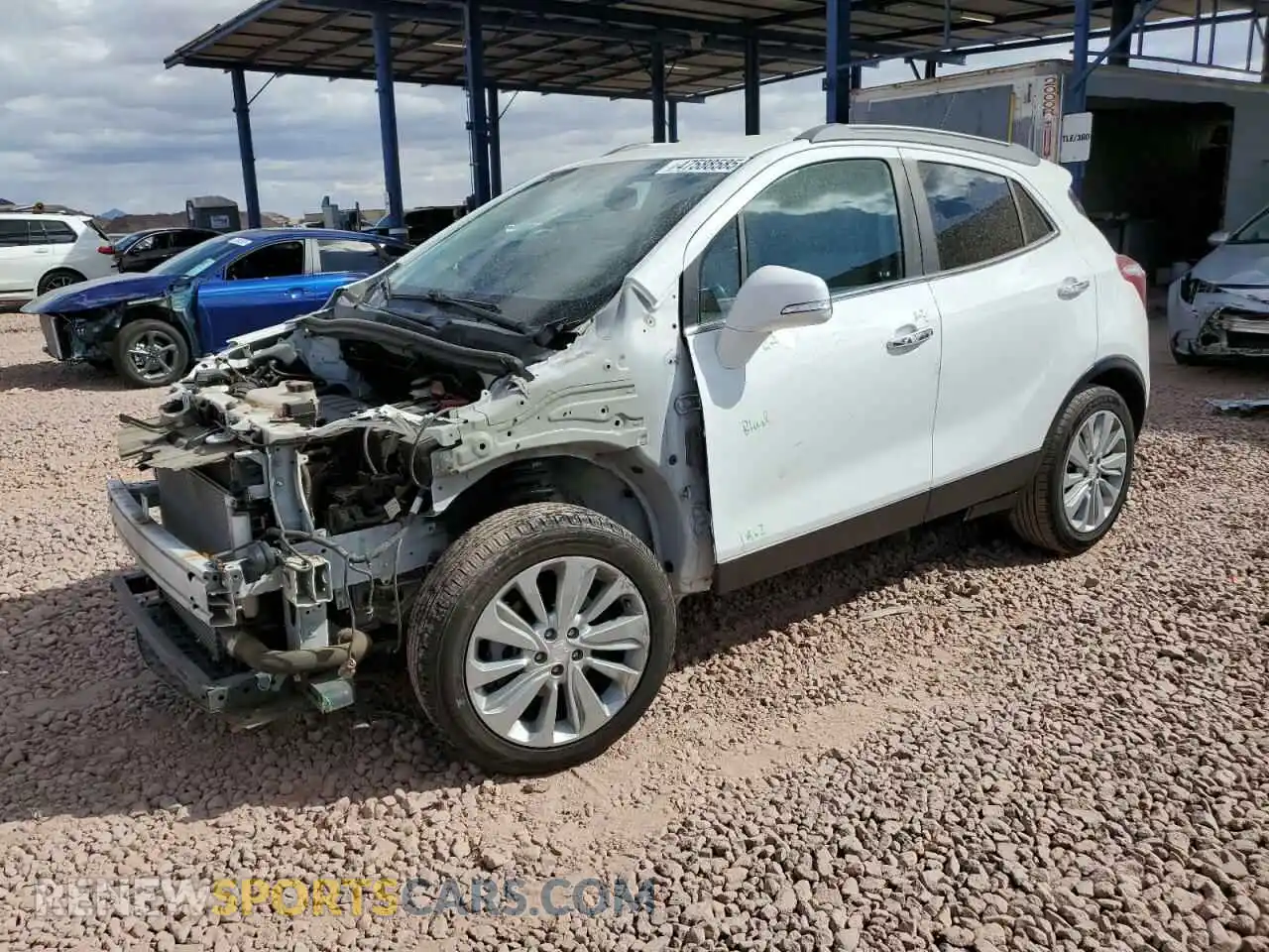1 Photograph of a damaged car KL4CJASB7KB771846 BUICK ENCORE 2019