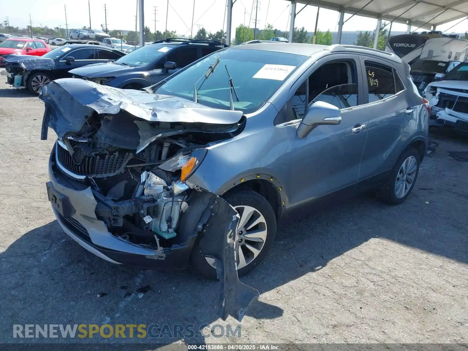 2 Photograph of a damaged car KL4CJASB7KB842785 BUICK ENCORE 2019