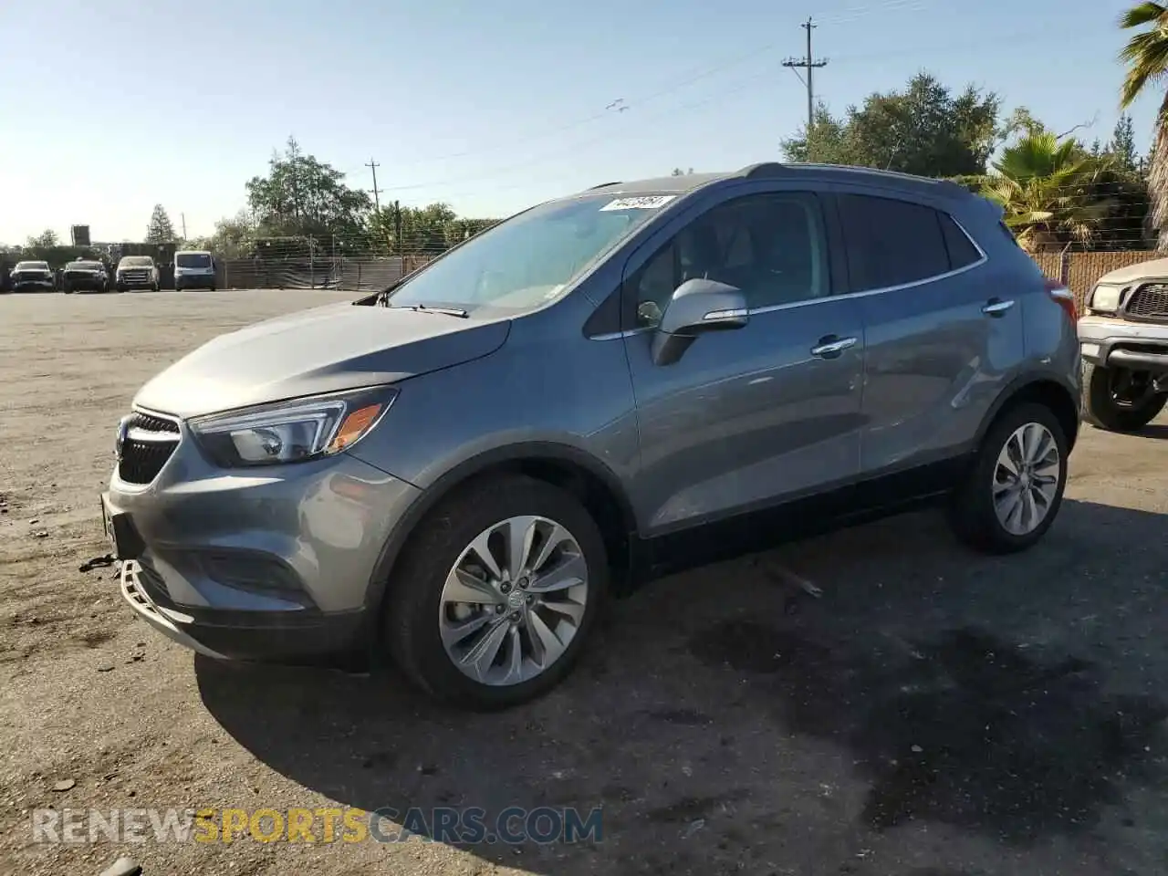 1 Photograph of a damaged car KL4CJASB7KB889038 BUICK ENCORE 2019