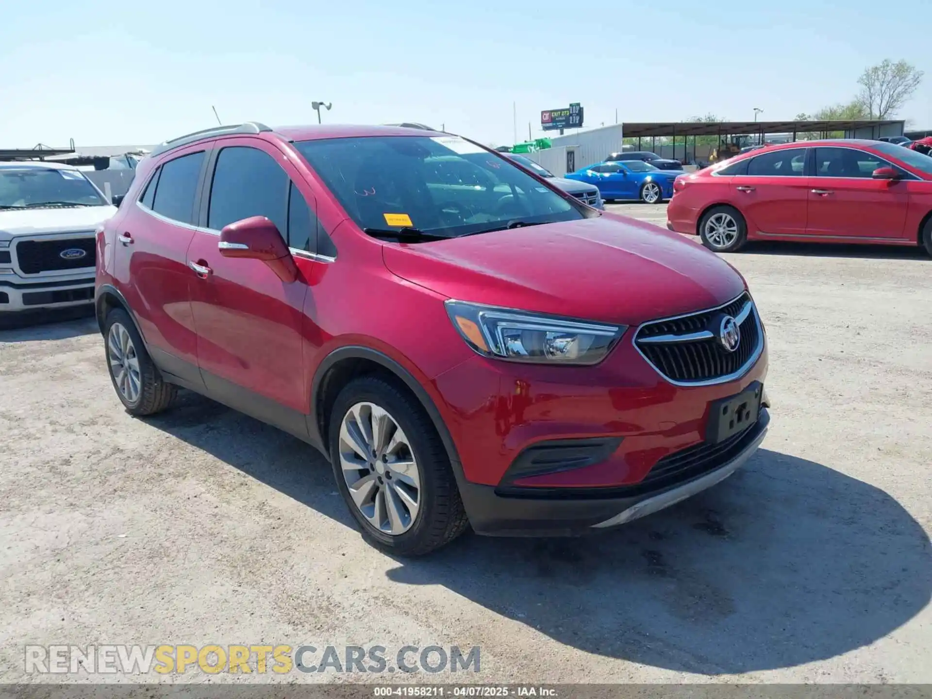 1 Photograph of a damaged car KL4CJASB7KB940540 BUICK ENCORE 2019