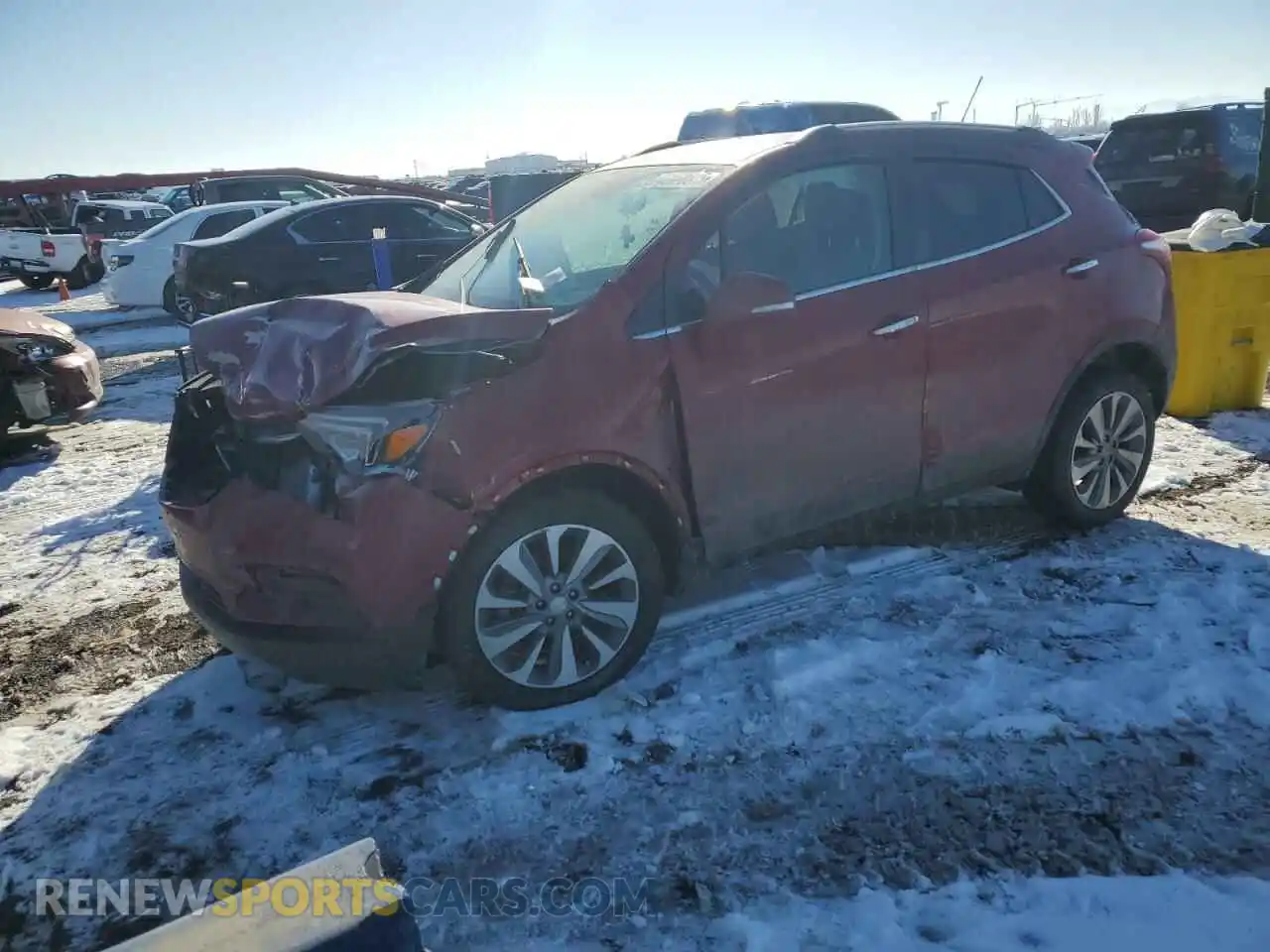 1 Photograph of a damaged car KL4CJASB8KB707251 BUICK ENCORE 2019