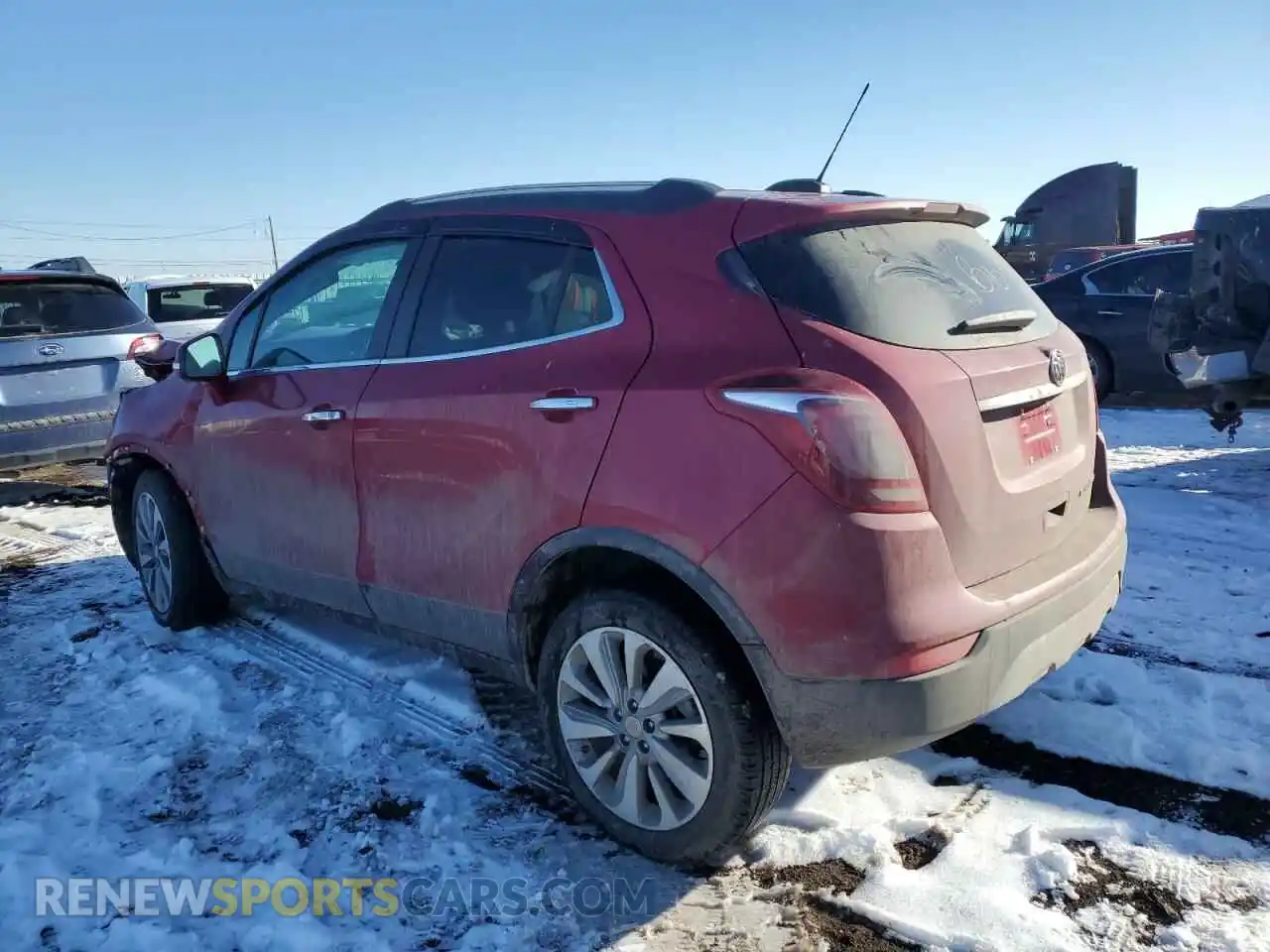2 Photograph of a damaged car KL4CJASB8KB707251 BUICK ENCORE 2019