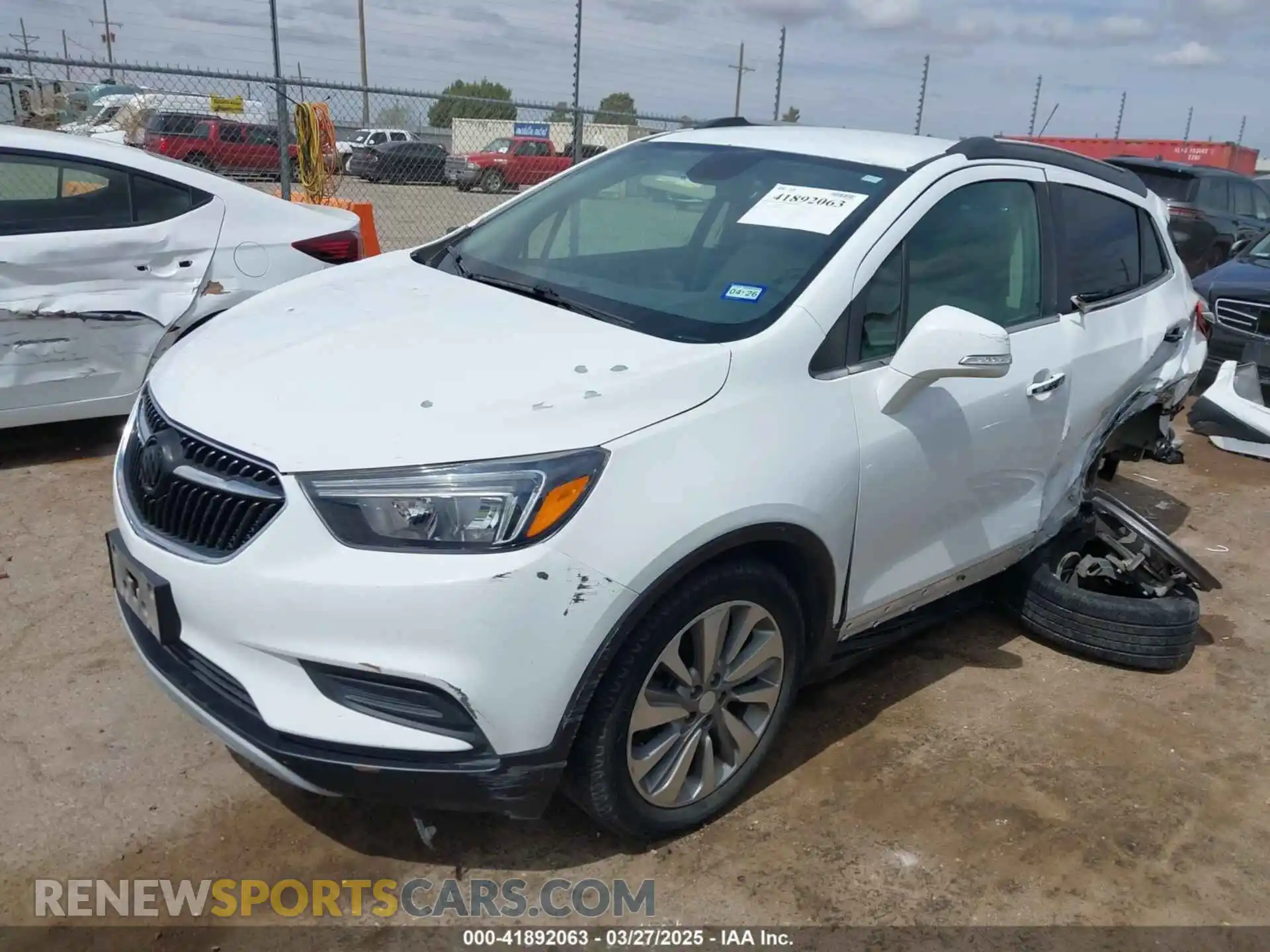 2 Photograph of a damaged car KL4CJASB8KB832184 BUICK ENCORE 2019