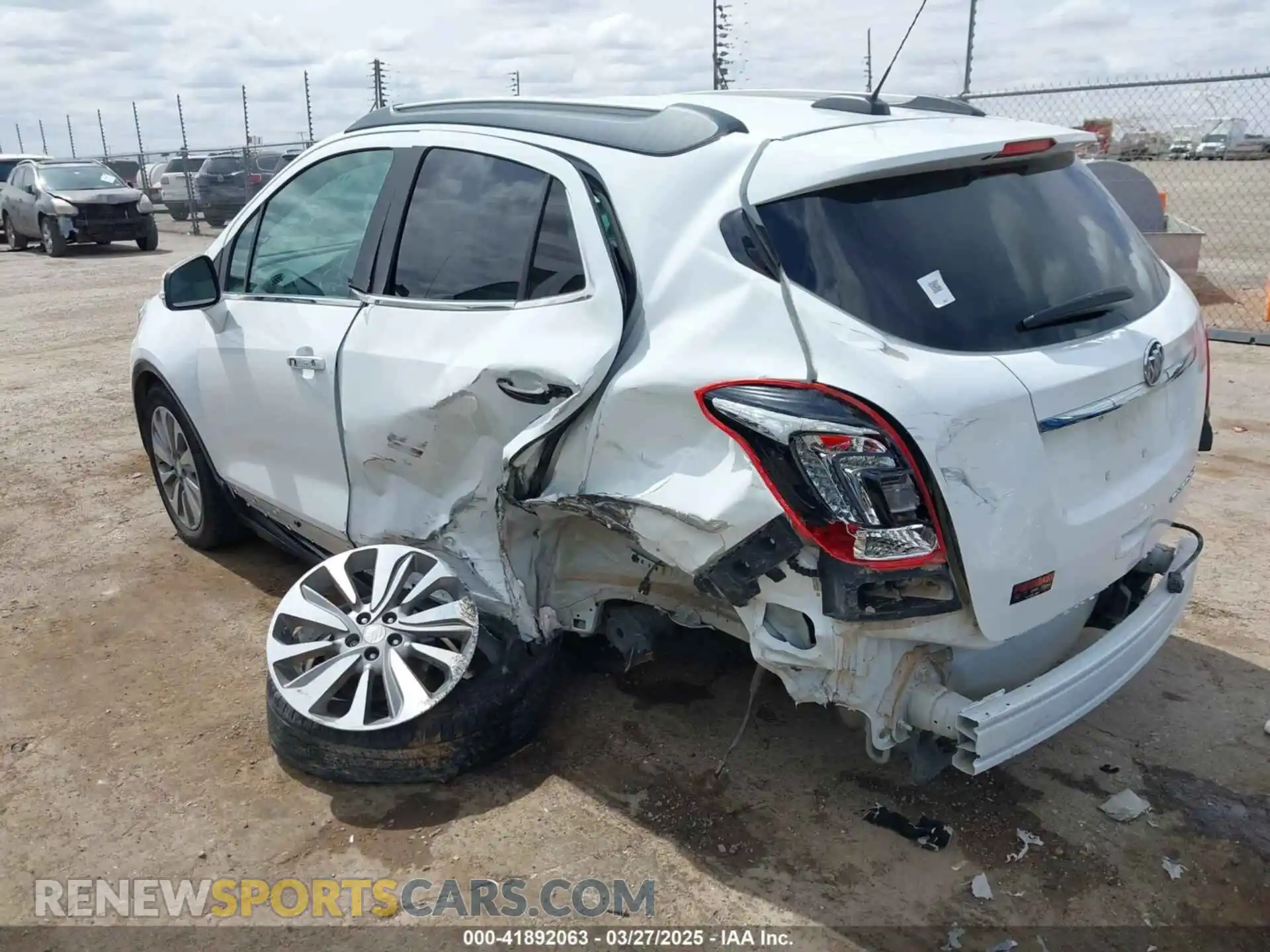 3 Photograph of a damaged car KL4CJASB8KB832184 BUICK ENCORE 2019